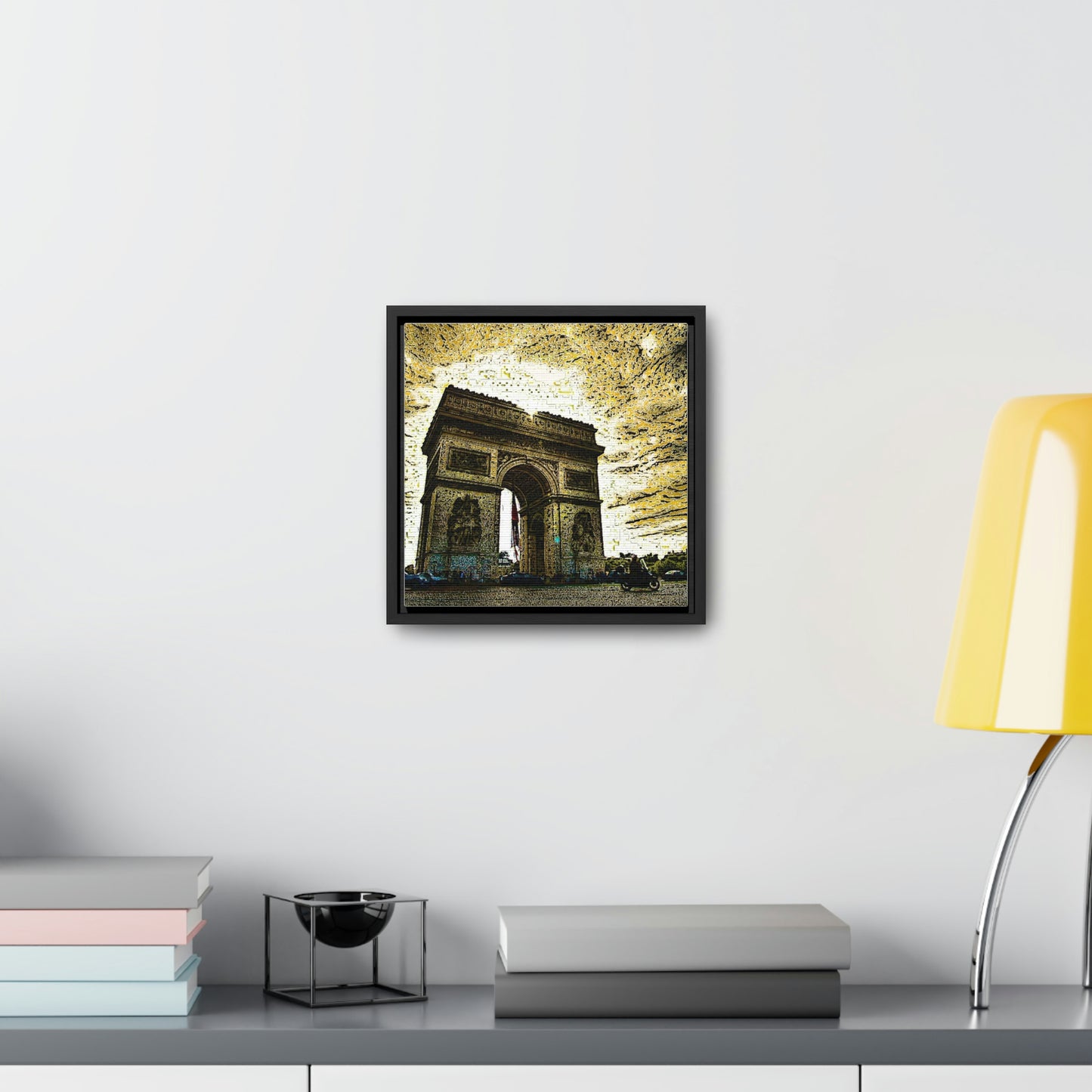 Gallery Canvas Wraps, Square Frame ...  L'Arc de Triomphe ... 'Barbara Joan Bonnell-Holt Photo' ... Circa 1972 ... Oringinal Works ...
