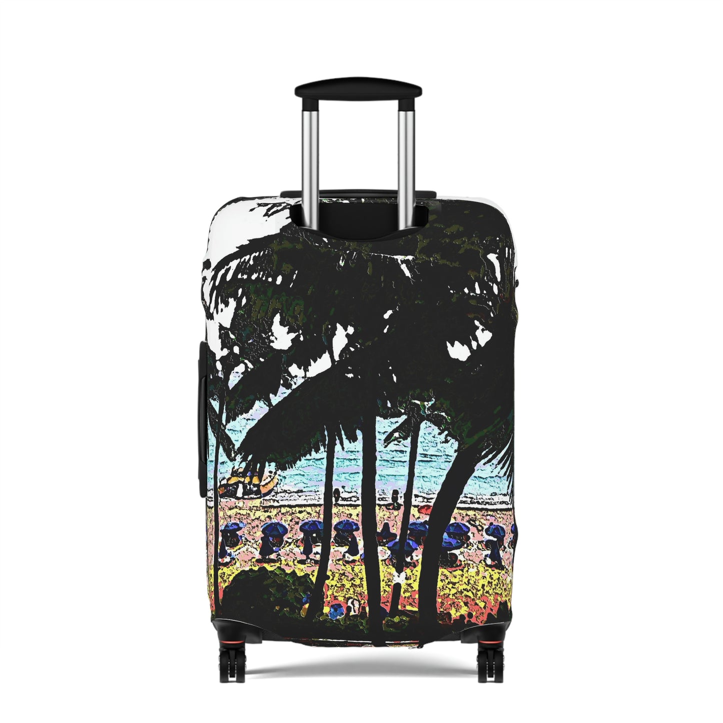 Luggage Cover ... "A Beautiful Beach Amongst The Palms" ... The Outrigger Waikiki, Honolulu, Oahu ... Original Works ...