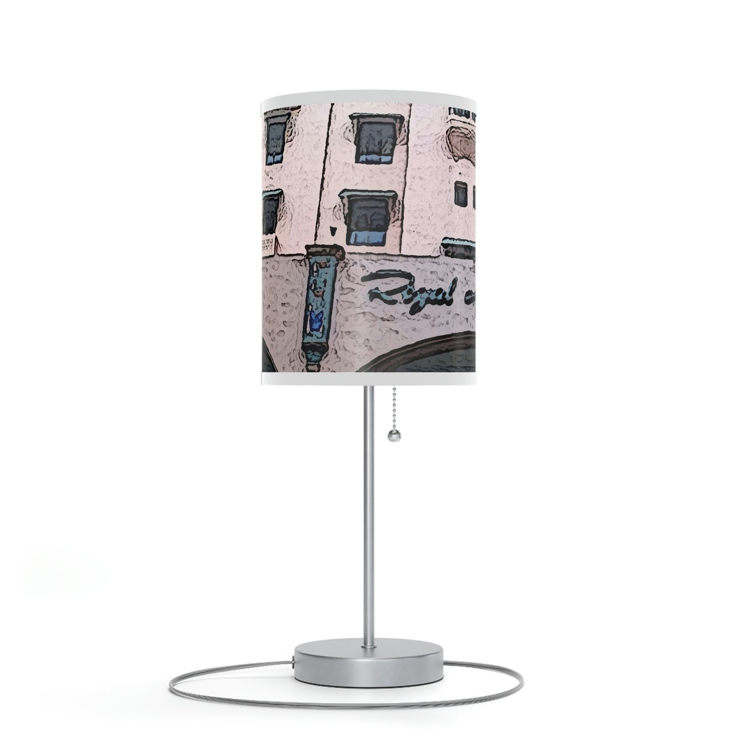 Lamp on a Stand, US|CA plug ...  "La Grande Entree" At: 'The Pink Palace' ... The Royal Hawai'ian ... Honolulu, HI ... '27Oct2014' ... Original Works ...