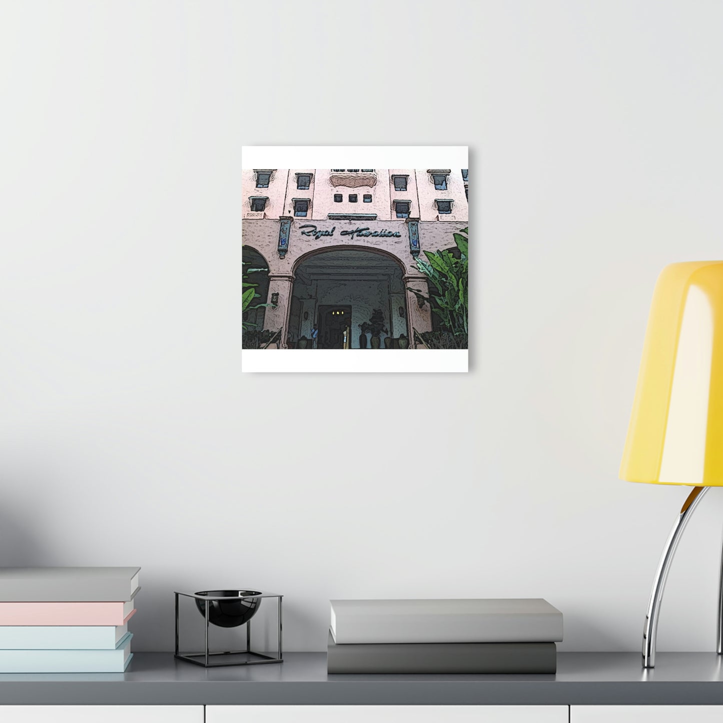 Acrylic Prints (French Cleat Hanging)  ...  "La Grande Entree" At: 'The Pink Palace' ... The Royal Hawai'ian ... Honolulu, HI ... '27Oct2014' ... Original Works ...