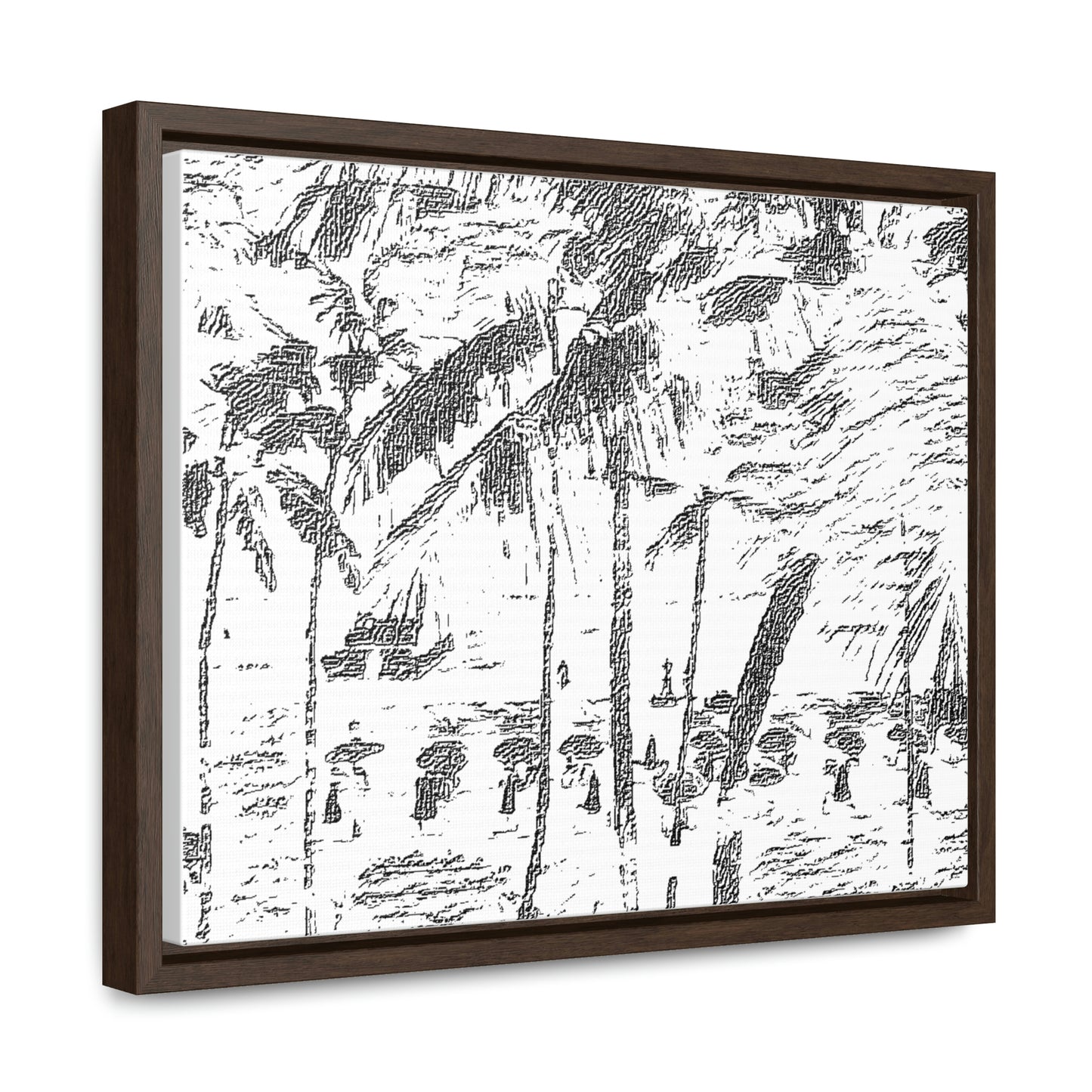 Gallery Canvas Wraps, Horizontal Frame ... "The Royal Hawai'ian: Waikiki Beach_Beach" ... Honolulu, HI ... Ocotber 2014 (Halloween) ... Original Works ...