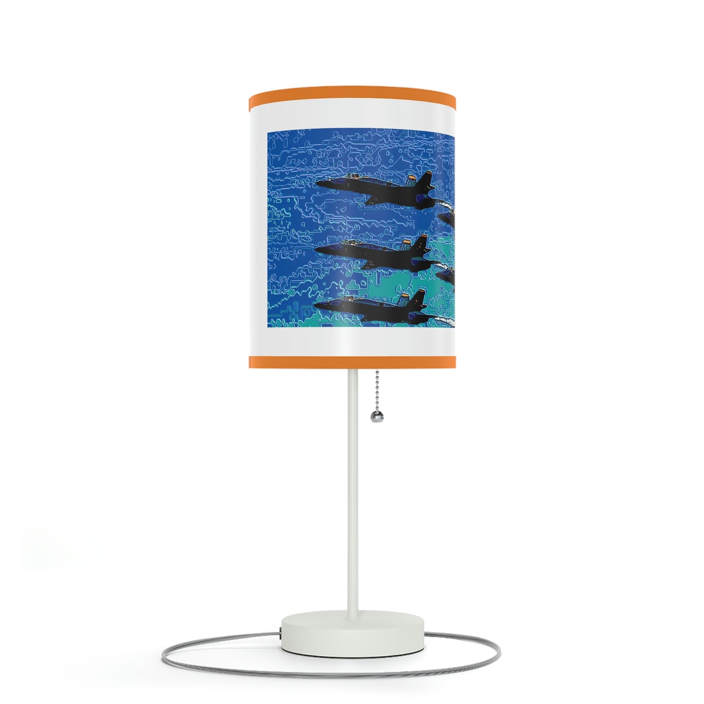 Lamp on a Stand, US|CA plug ... Seattle Seafair ..."Blue Angels Run Over Lake Washington" ... Circa Mid 1980's ... Dr FJ Holt ... Original Works ...