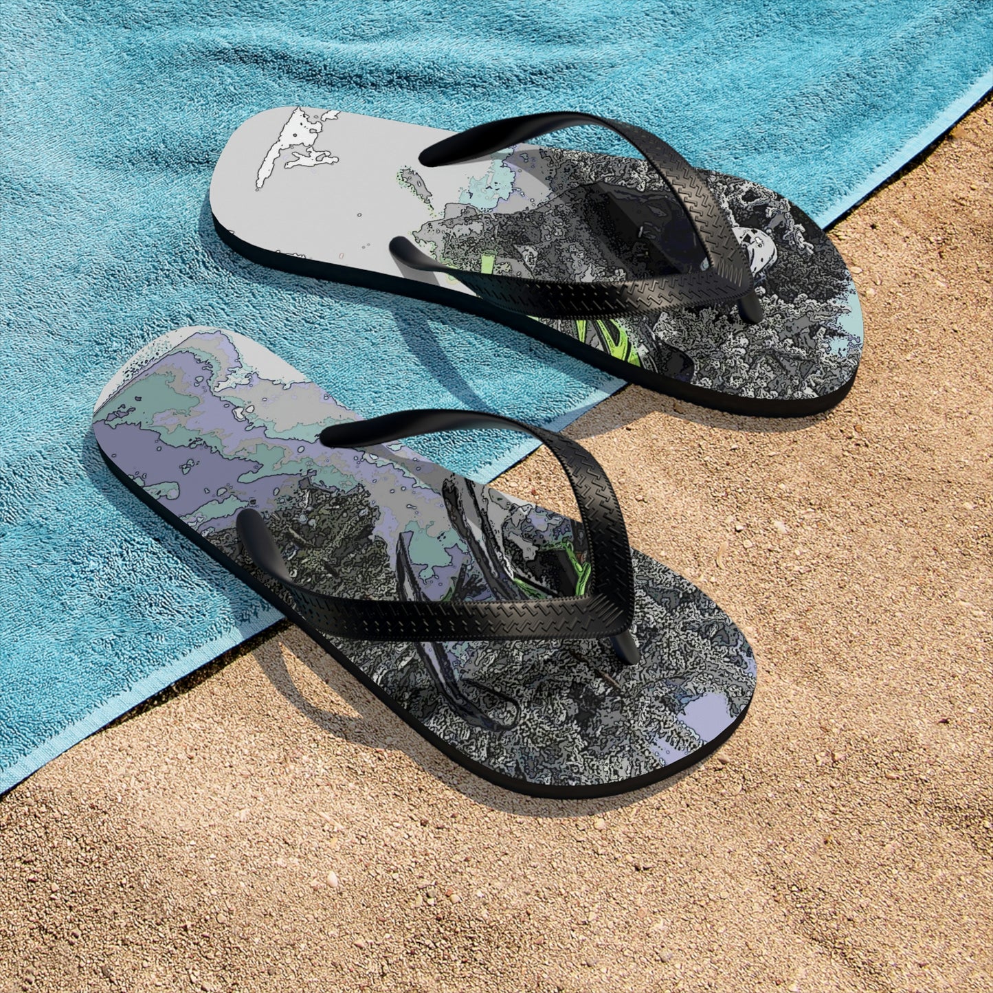 Unisex Flip-Flops ... Come Fly With The Professionals ... CIP-Airways ... 'Getting-Er-Done' ... Original Works ... December 2022 ...