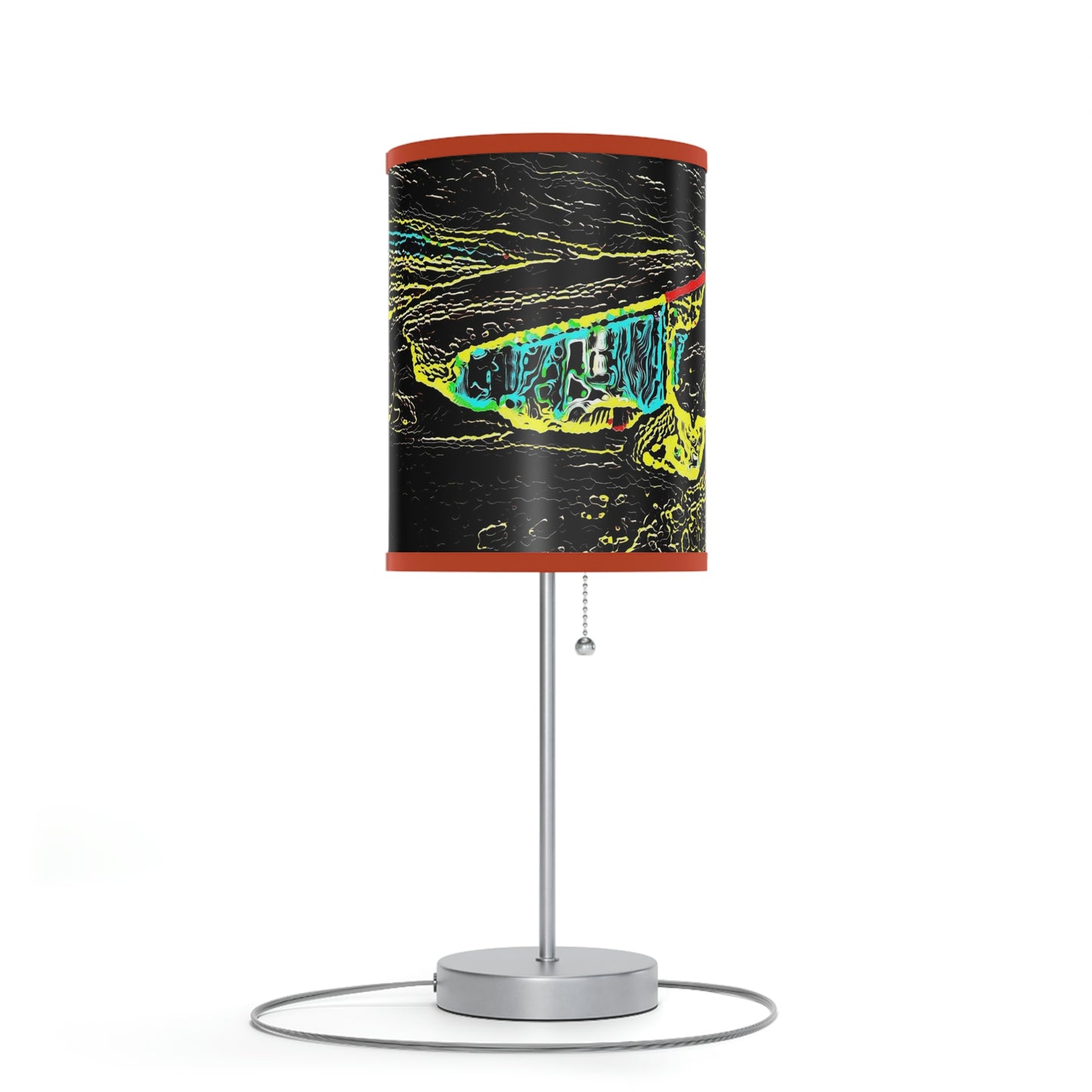 Lamp on a Stand, US|CA plug ... "Snow Vehicle In Snow Storm At-Rest" ... Circa 12Mar23 ... Central Idaho ... 18-Hours Rendering Time: Original Works ...