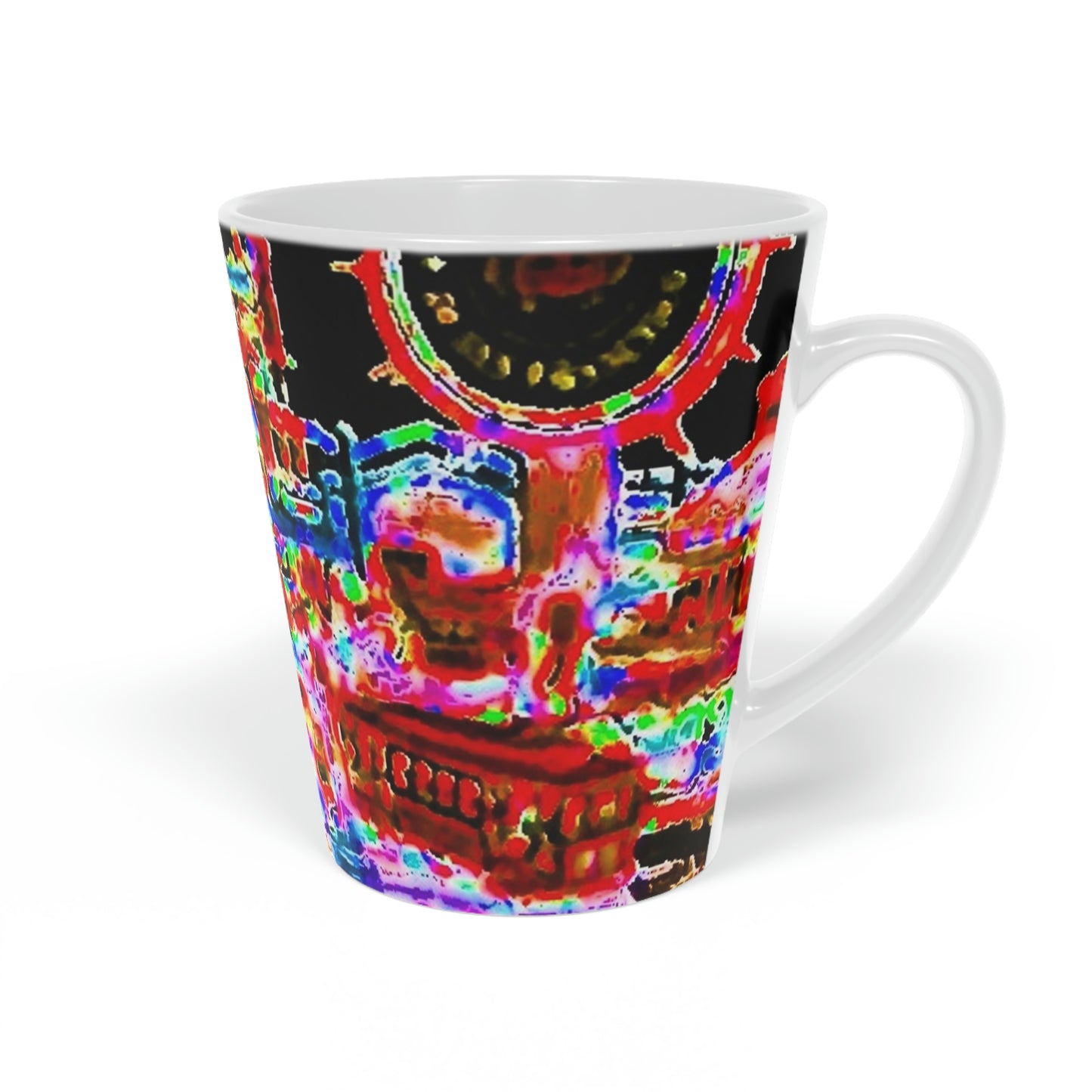 Latte Mug, 12oz ... "No.9 Fishermen's Grotto - Fishermen's Wharf, SF, California" ... Family Archives: 1970's ... Original Works ...