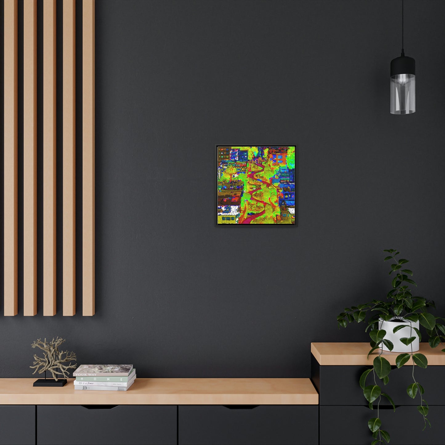 Gallery Canvas Wraps, Square Frame ... A Crazy Street ... 'Eight Winding Curve-Switchbacks' ... "Lombard Street, San Francisco, CA' ... Family Archives: 1970's ... Original Works ...