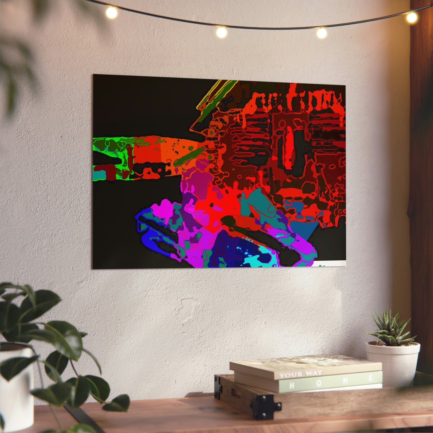 Aluminum Composite Panels ... "Lots of Color" ... 'The Reds, The Purples, The Pinks & The Blues ... All Contrasted Against The Black Of Snow' ... November 2022 ... Original Works ...