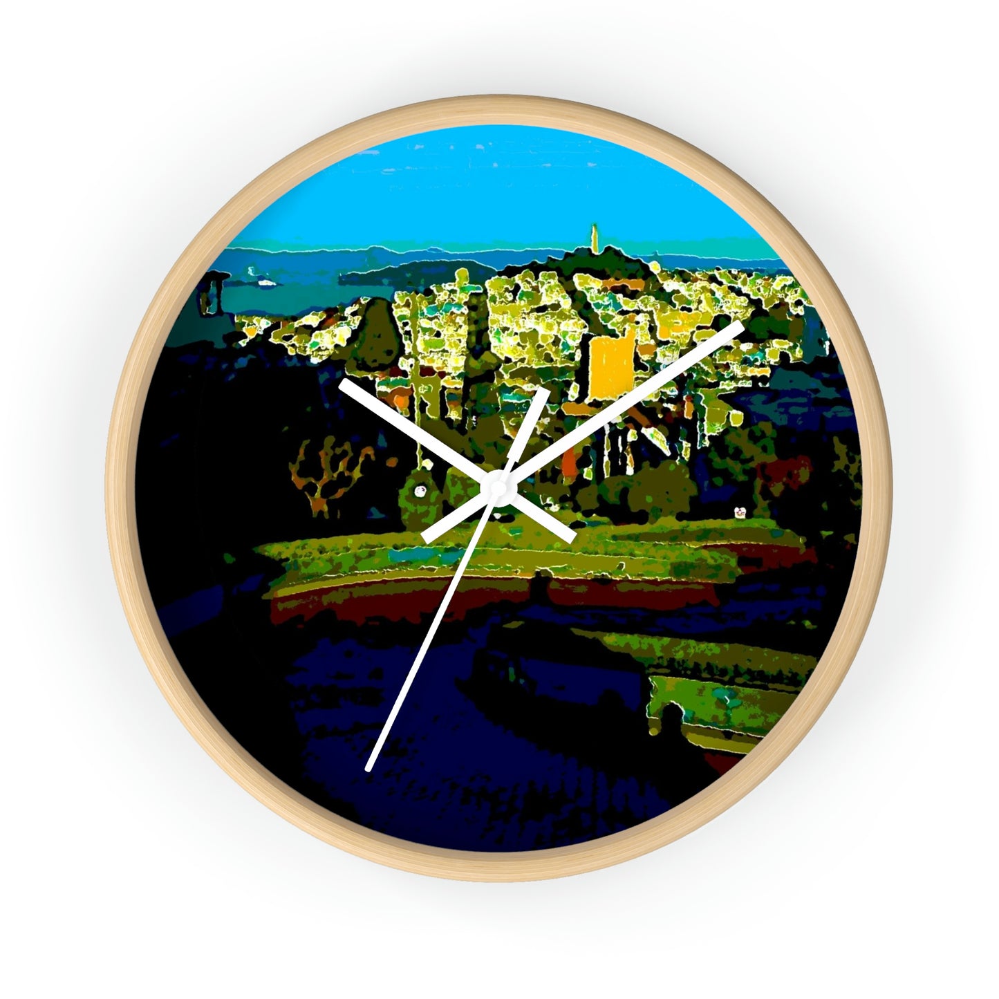 Wall clock ... "Lombard Street San Francisco, CA, USA" ... Family Archives 1970's ... Original Works ...