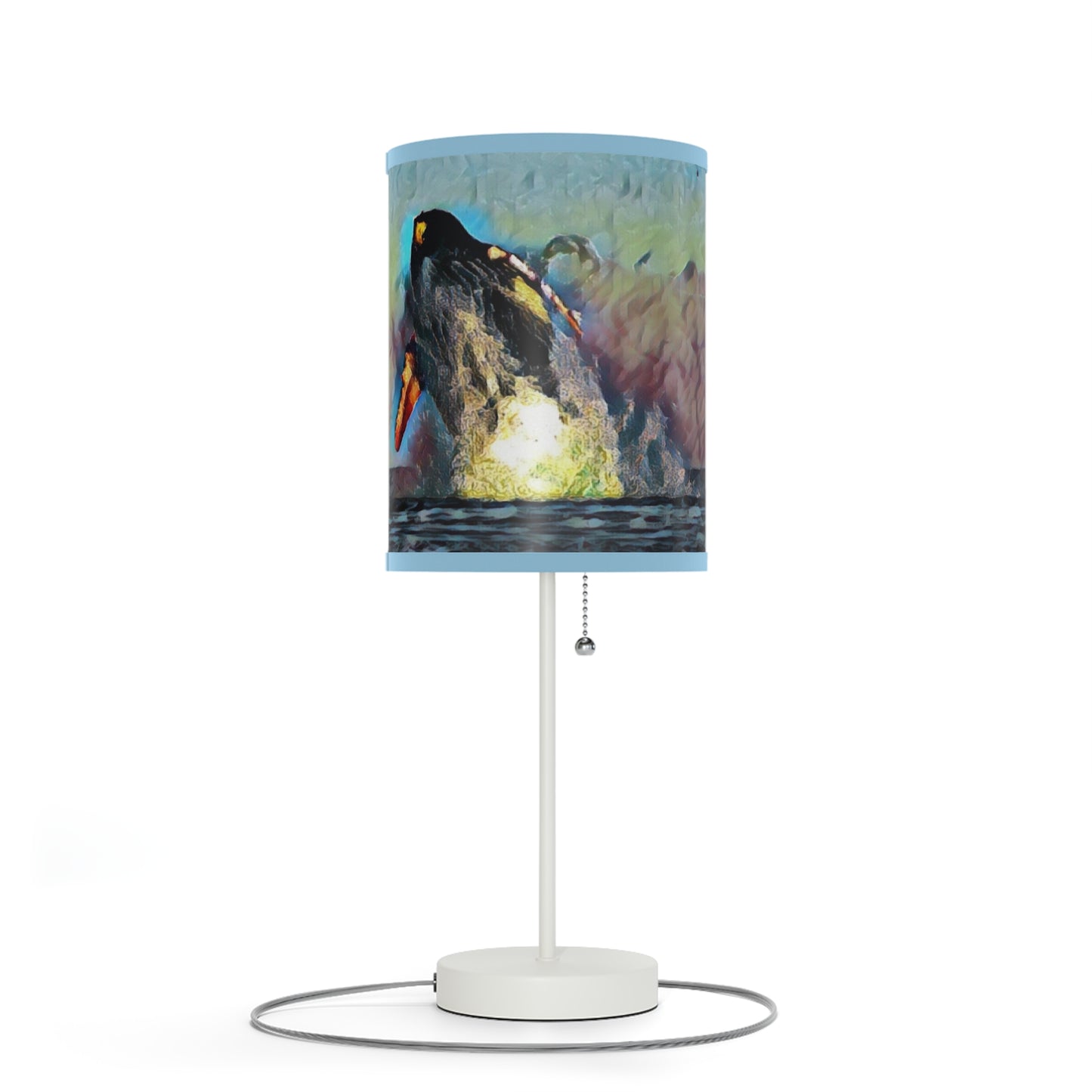 Lamp on a Stand, US|CA plug ... An Extraordinary Humpback Breach ... 'With Explosive Energy' ... Family Archives (KPH) ... Circa: 21st Century. Maui, HI ... Original Works ...