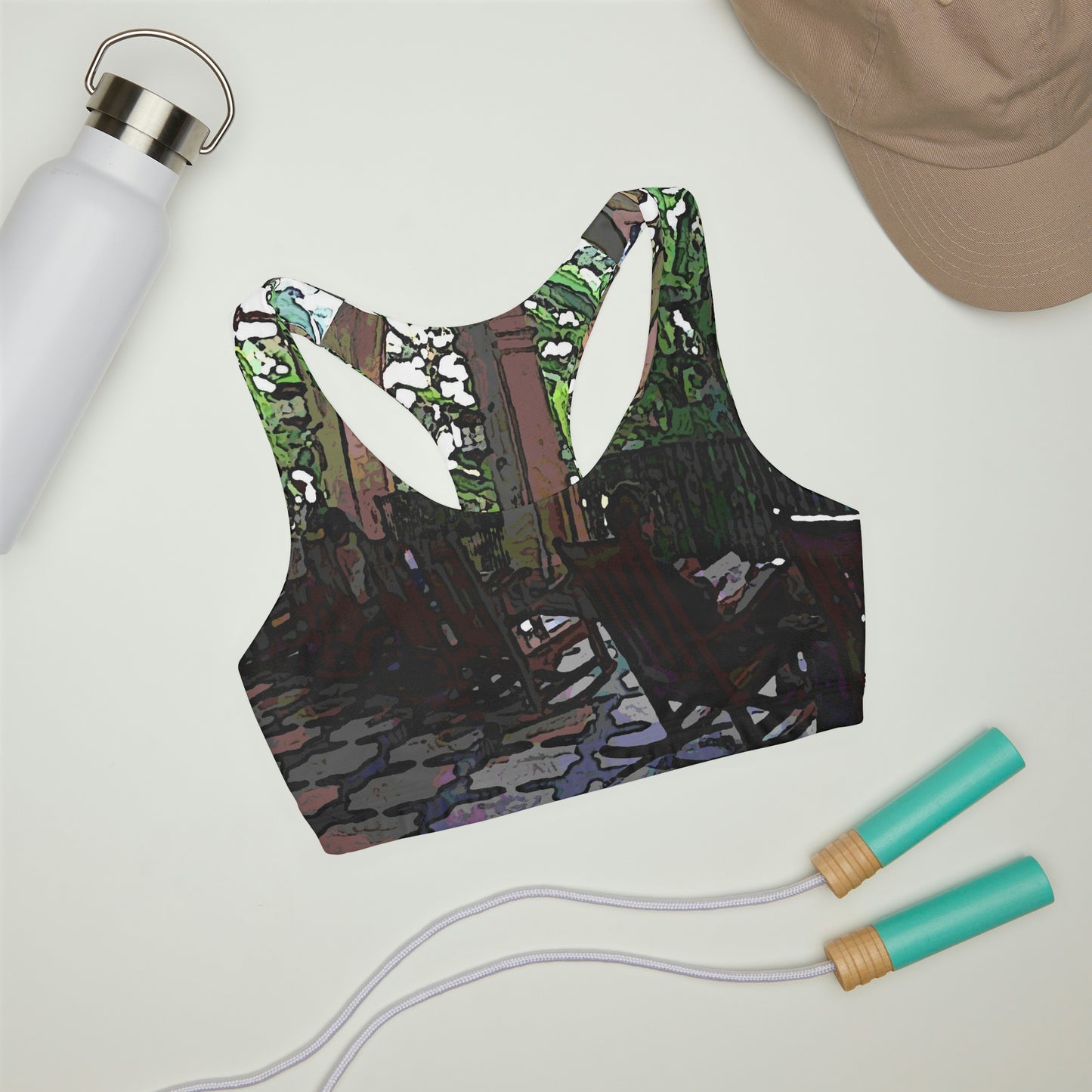 Girls' Double Lined Seamless Sports Bra ... Lanai & Rocking Chairs At: 'The Pink Palace' ... The Royal Hawai'ian ... Honolulu, HI ... '27Oct2014' ... Original Works ...