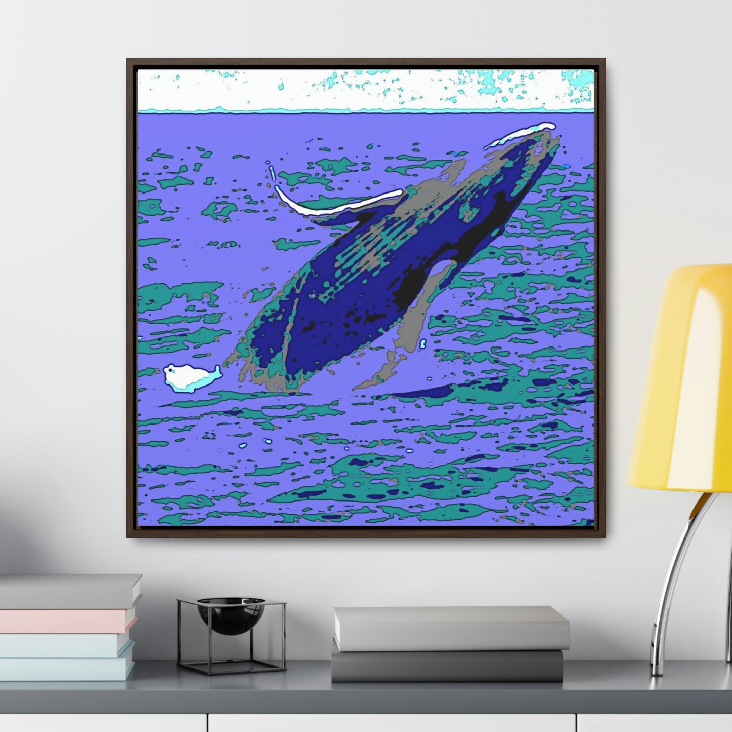 Gallery Canvas Wraps, Square Frame ... Baby Humpback Breaching ... Maui, HI: April 2022 ... "Family Archives: KPH" ... Original Works ...