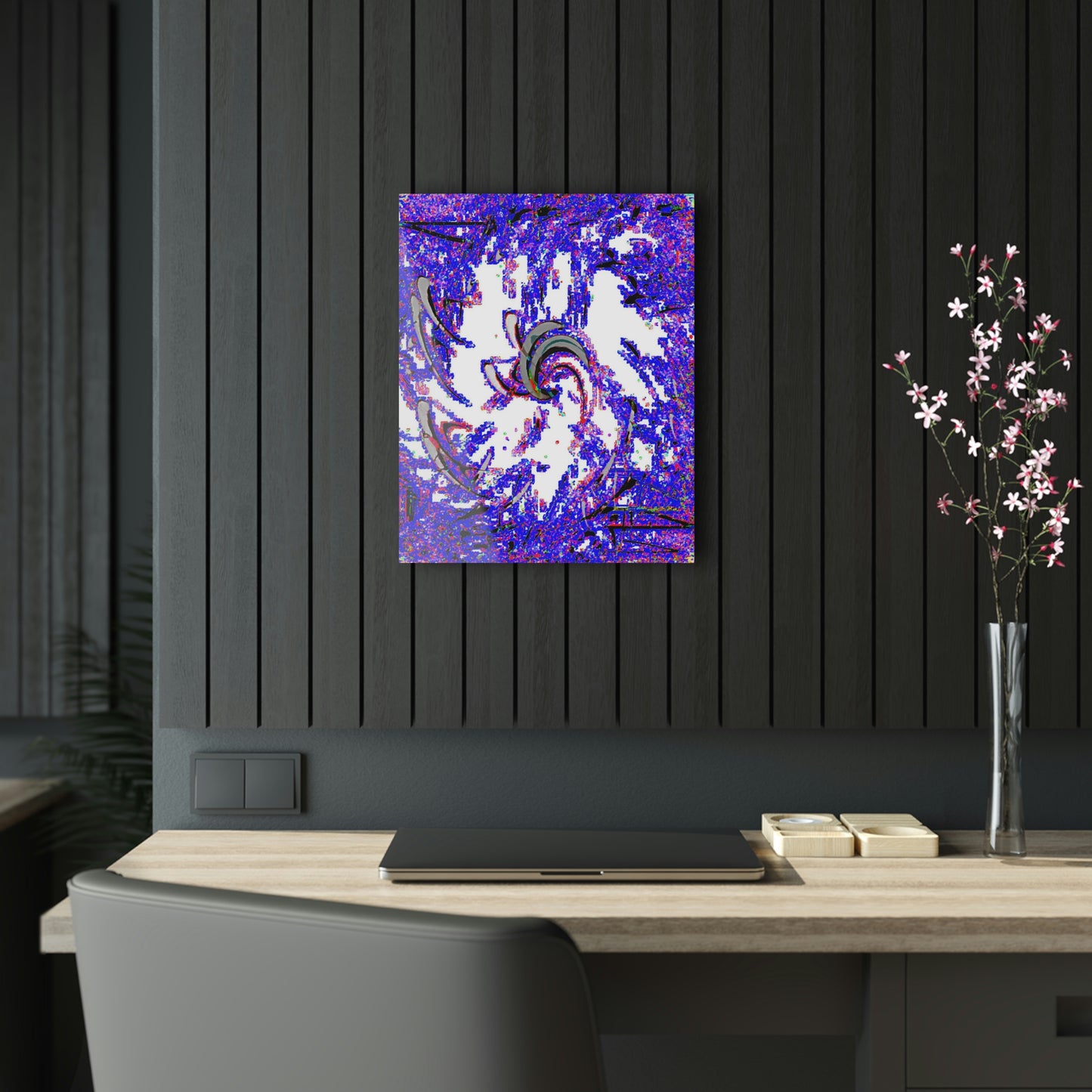 Acrylic Prints ... "Waning Moon" ... Central Idaho ... October 2022 ... Rendering Time: 22 Hours ... Original Works ...