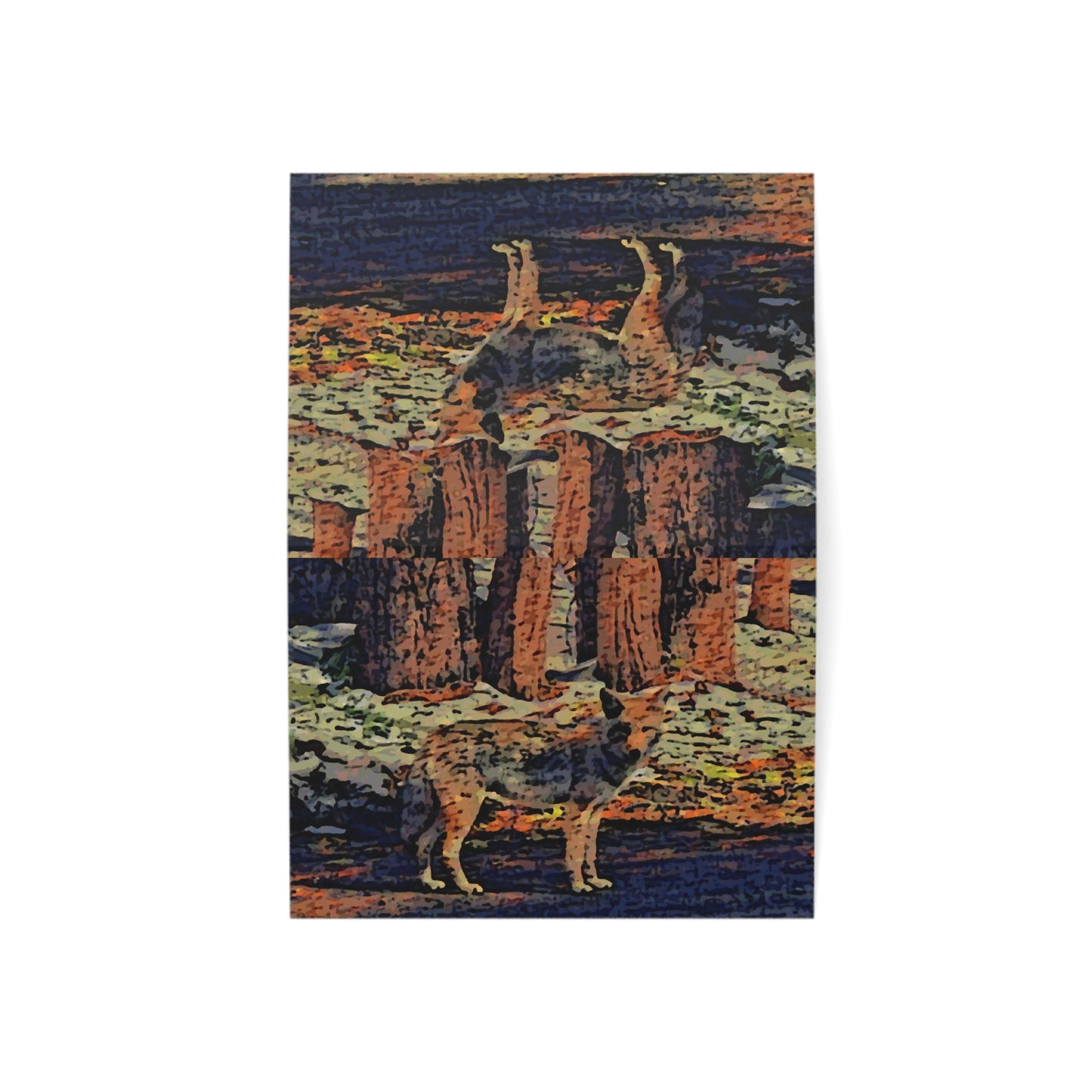 Greeting Cards (1, 10, 30, and 50pcs) ... Coyote ... "Yosemite Valley: Circa May23 ... KPH Base Photo" ... Original Works ...