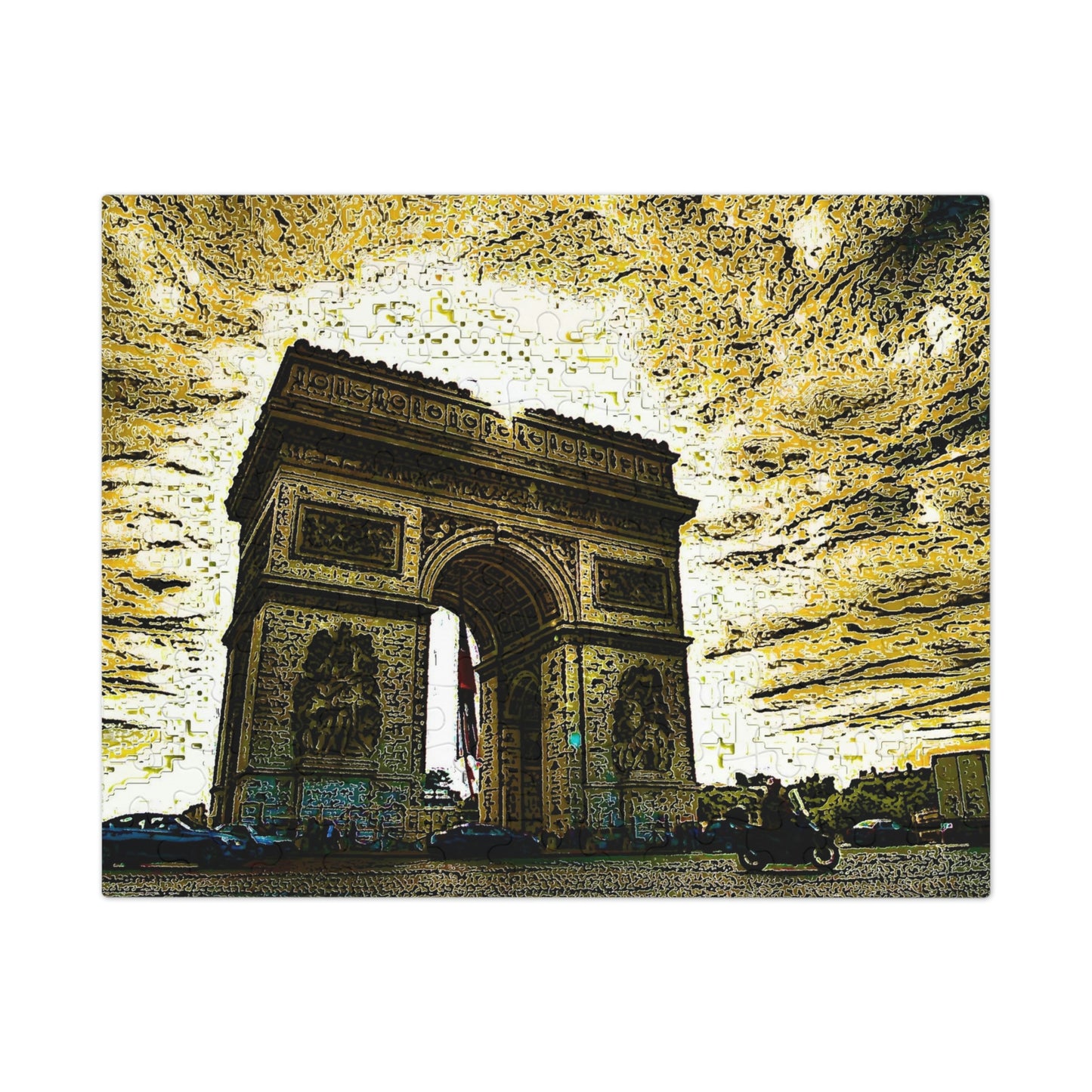 Jigsaw Puzzle (30, 110, 252, 500,1000-Piece) ...  L'Arc de Triomphe ... 'Barbara Joan Bonnell-Holt Photo' ... Circa 1972 ... Oringinal Works ...