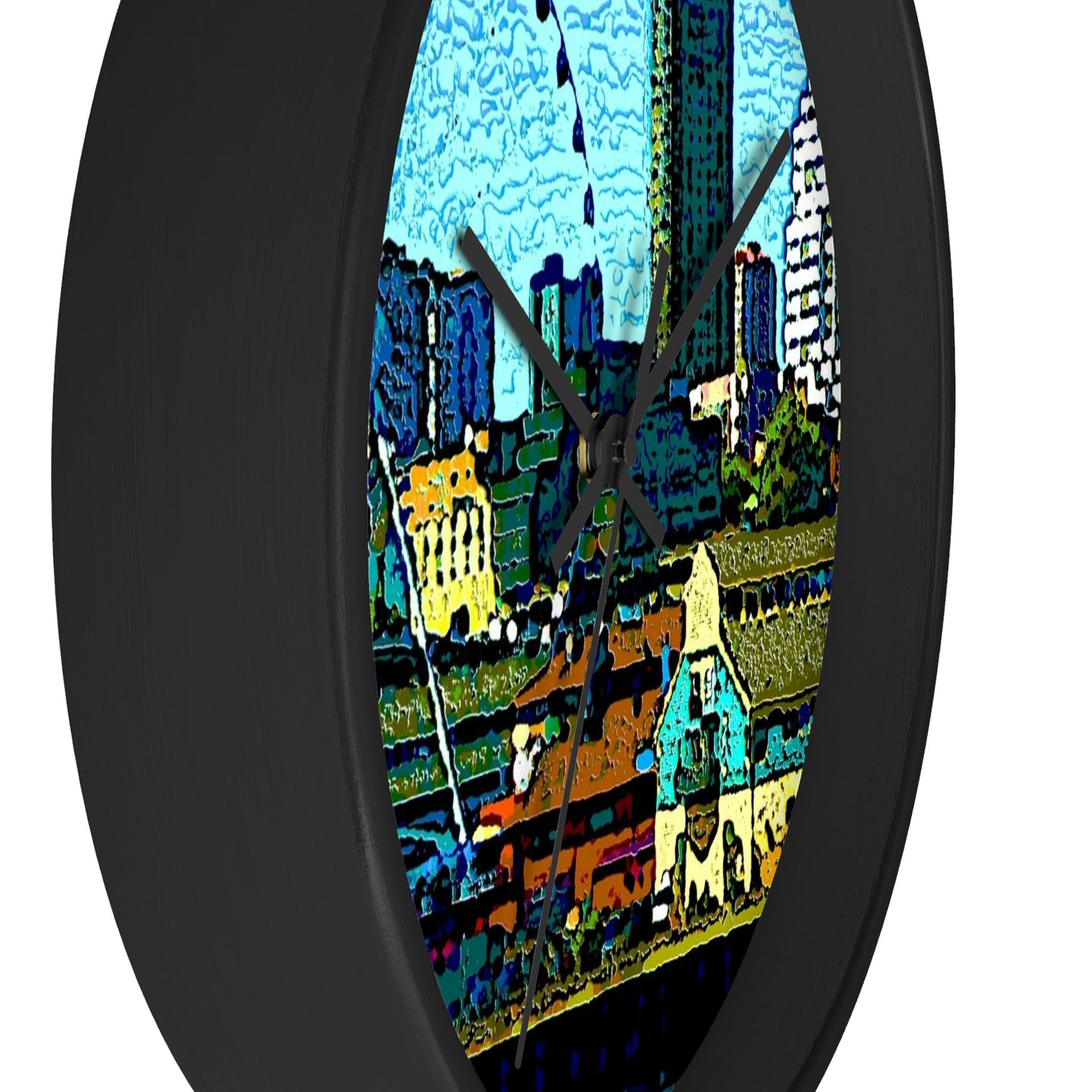 Wall clock ... That Classic Wheel ... 'Seattle's Wheel' ... & An Old Classic Waterside Vendors ...  'Family Archives' ... Original Works ...