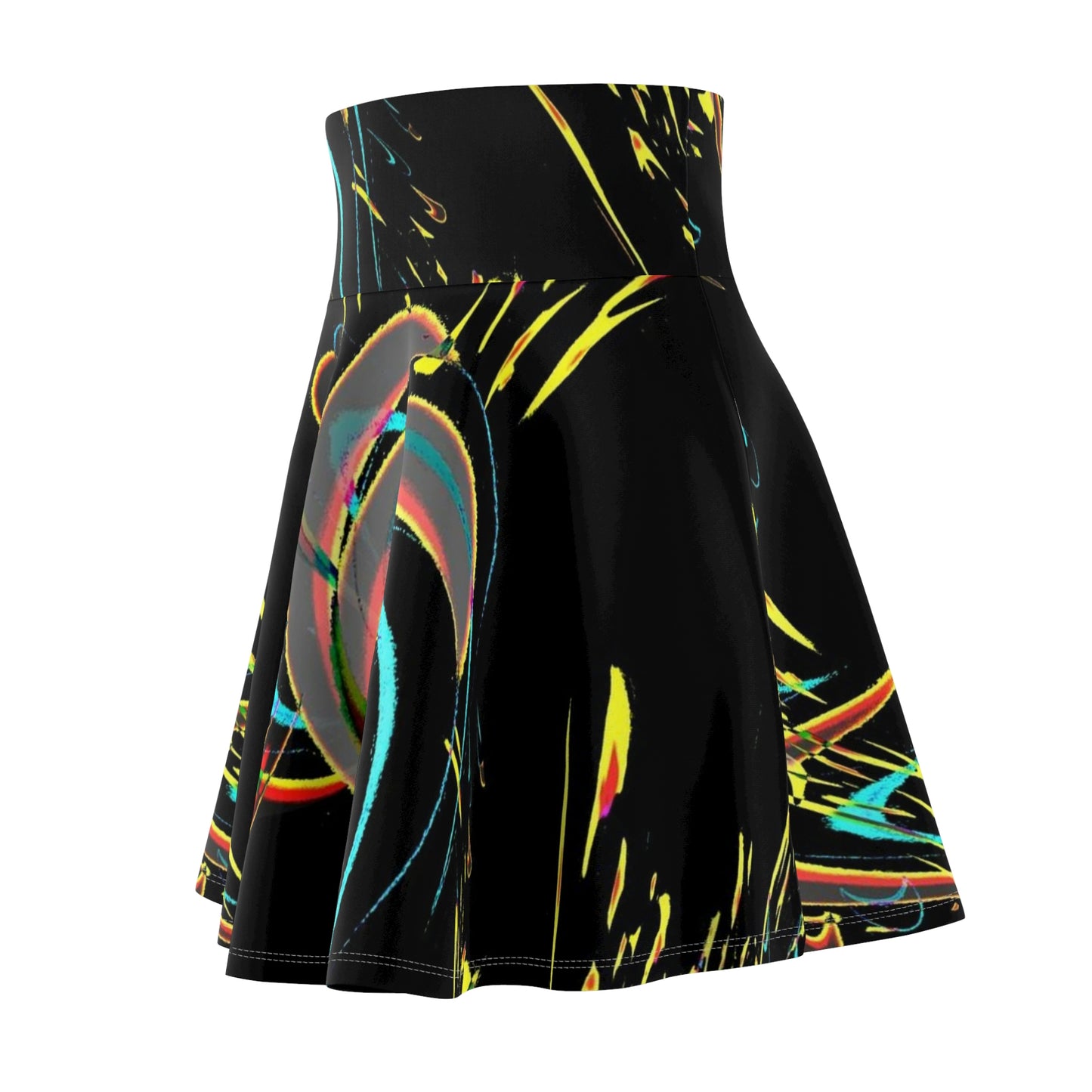 Women's Skater Skirt ... "Waning Moon" ... Central Idaho ... October 2022 ... Rendering Time: 22 Hours ... Original Works ...