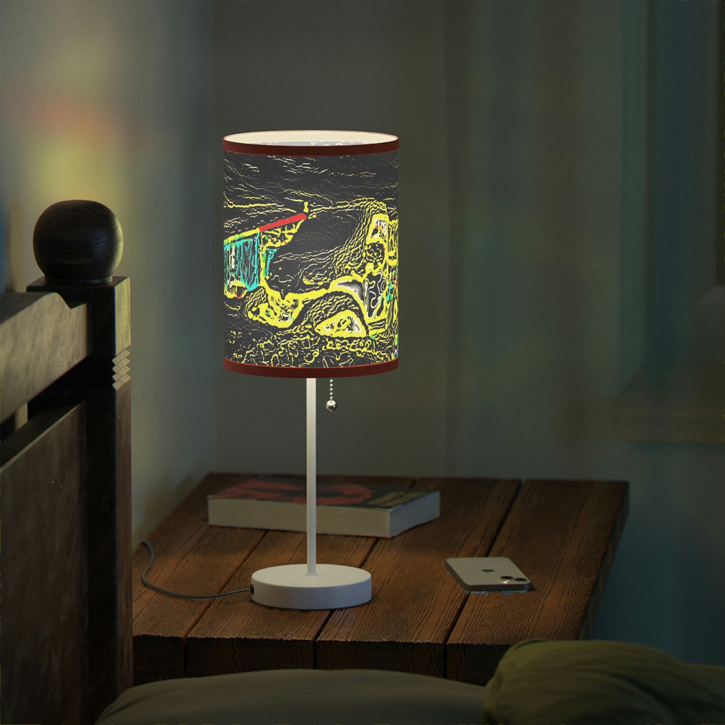 Lamp on a Stand, US|CA plug ... "Snow Vehicle In Snow Storm At-Rest" ... Circa 12Mar23 ... Central Idaho ... 18-Hours Rendering Time: Original Works ...