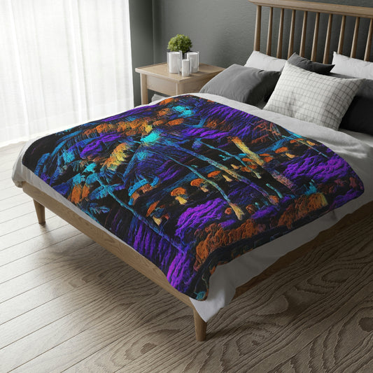 Velveteen Minky Blanket (Two-sided print) ... "The Royal Hawai'ian: Waikiki Beach_Beach" ... Honolulu, HI ... October 2014 (Halloween) ... Original Works ...