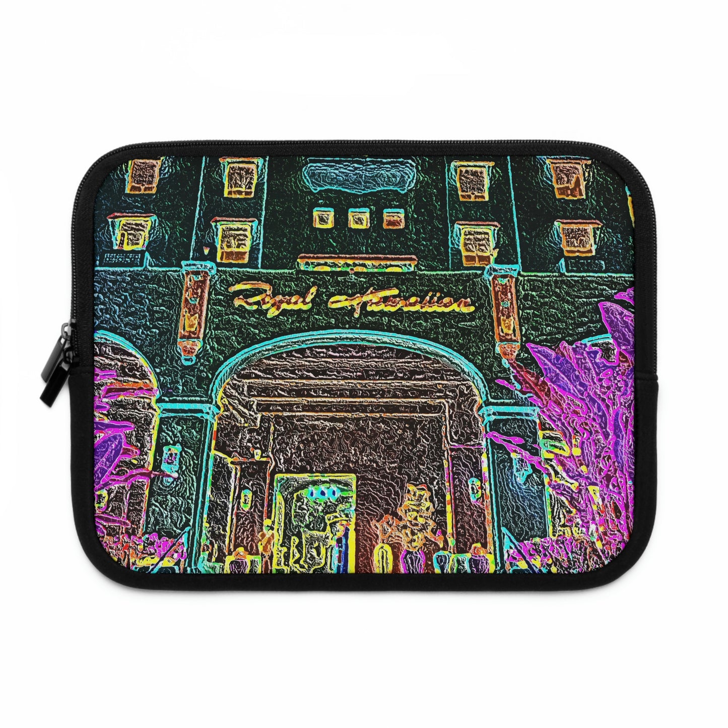 Laptop Sleeve ... "La Grande Entree" At: 'The Pink Palace' ... The Royal Hawai'ian ... Honolulu, HI ... '27Oct2014' ... Original Works ...