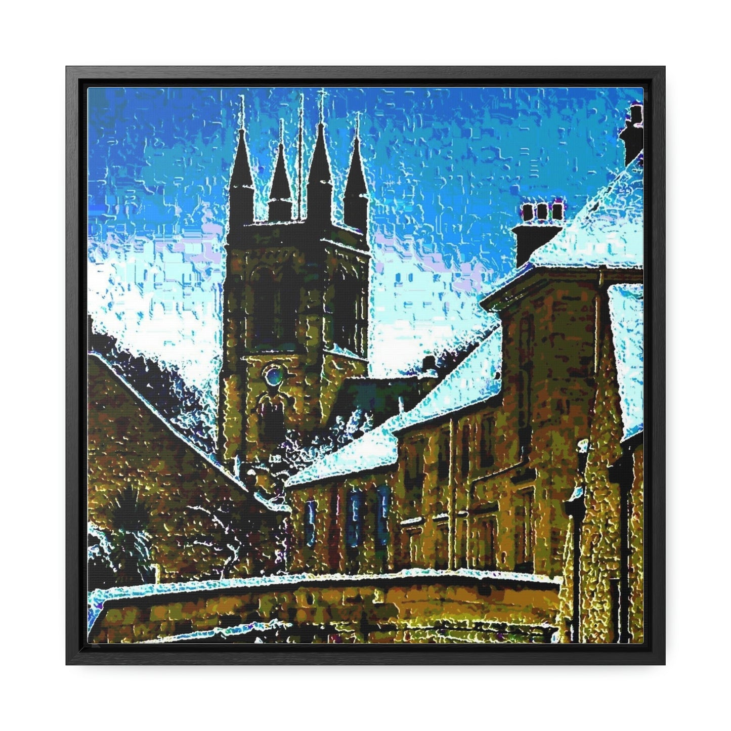 Gallery Canvas Wraps, Square Frame ... Walikng The Streets & Alleys ... 'Strolling The Canals ... '  ... Original Works  ...