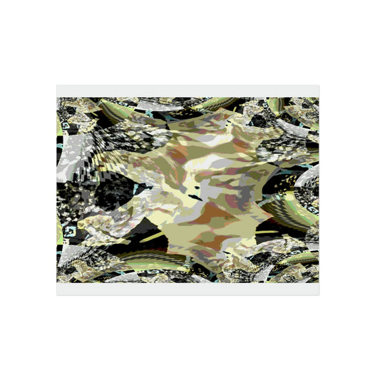 Aluminum Composite Panels ... "Cabaret-Performer-Transformed-To": Illusion-Mandelbrot_Factal-Inverion-Emboss:Color_Erase ... Rendering Time: 12 Hours ... Original Works ...