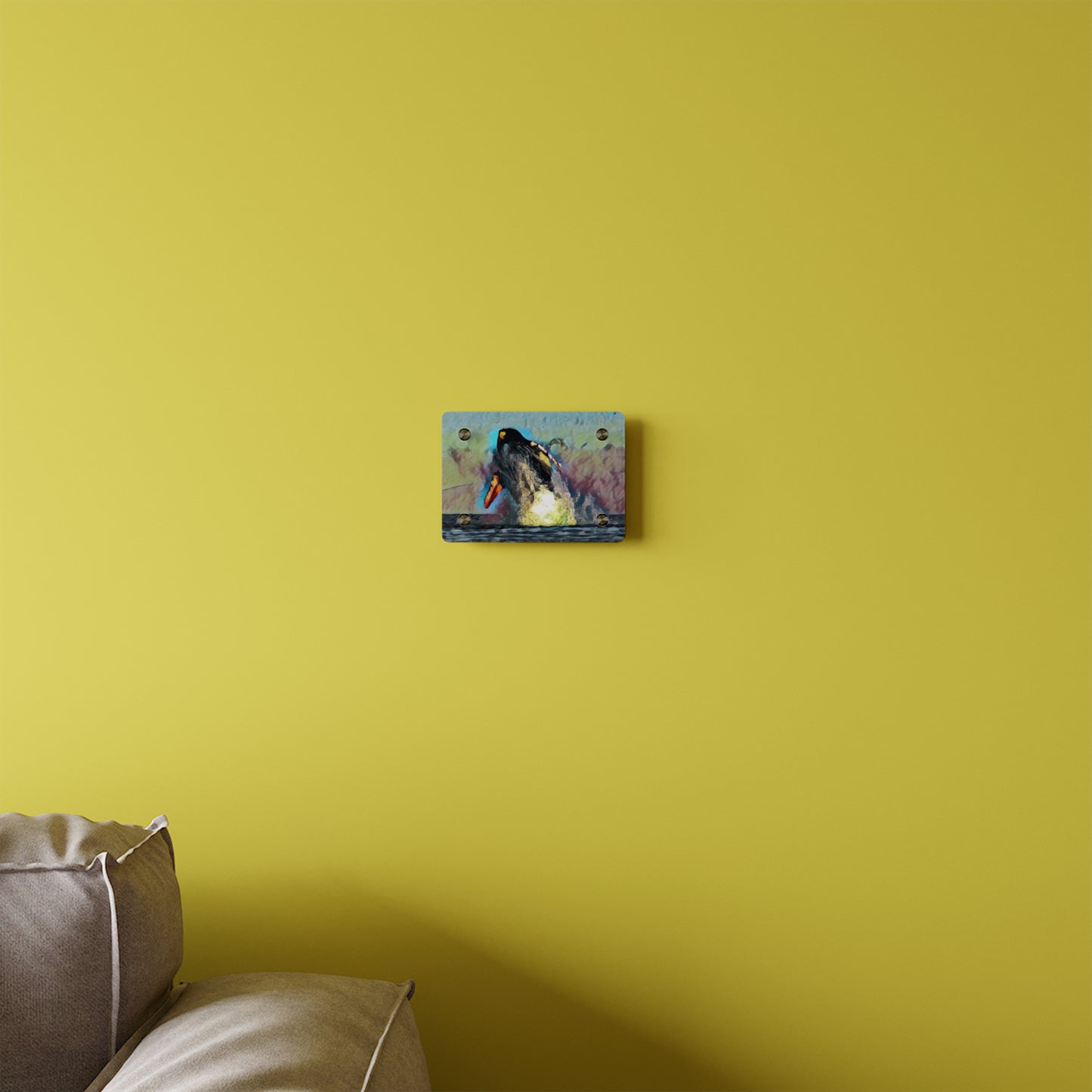 Acrylic Wall Art Panels ... An Extraordinary Humpback Breach ... 'With Explosive Energy' ... Family Archives (KPH) ... Circa: 21st Century. Maui, HI ... Original Works ...