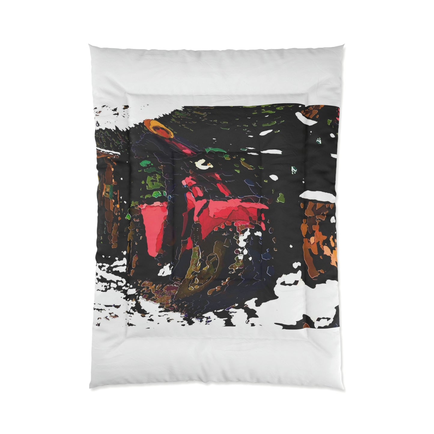 Comforter ... Snow ... Fractals ... Three-Wheeler-Speed ... & "Warmth!" ...