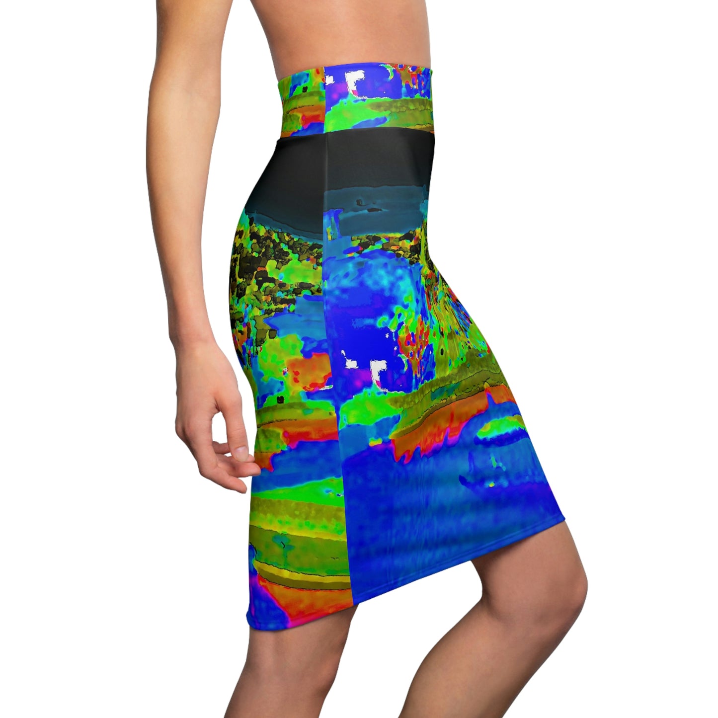 Women's Pencil Skirt ... "Lombard Street San Francisco, CA, USA" ... Family Archives 1970's ... Original Works ...