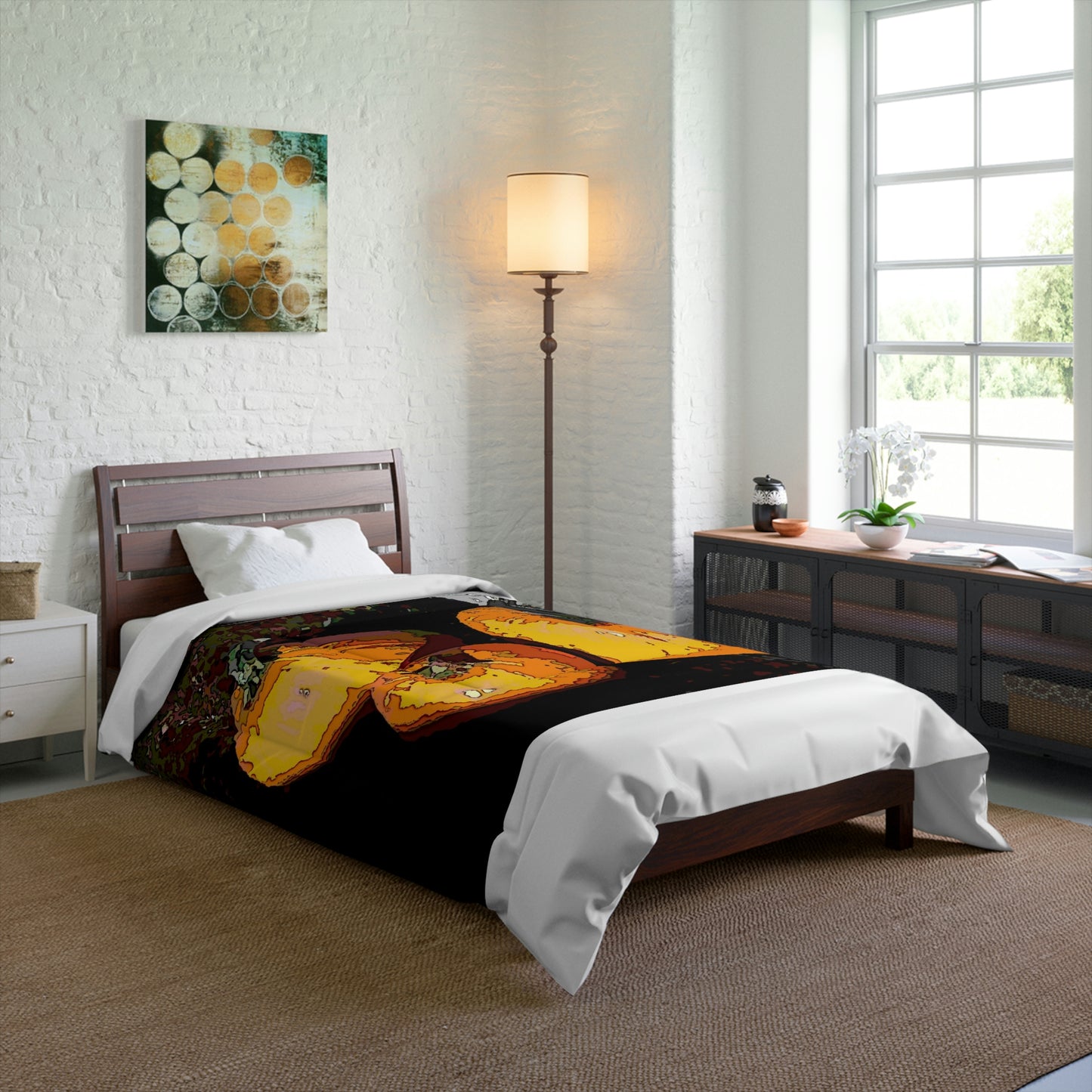 Comforter ... Halloween - Pumpkins - 'Trick-Or-Treat' ... More Than a Season ... "Its A Feeling & Celebration Of Life" ...