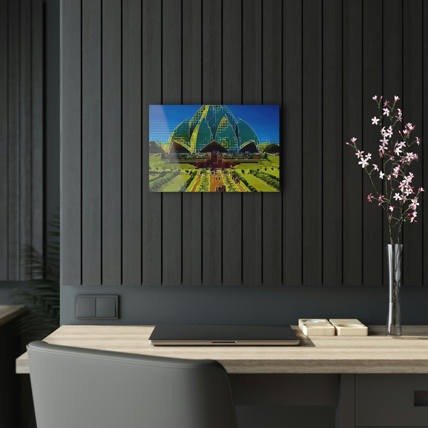 Acrylic Prints ... 'Bahai'i House-Of-Worship' ... "Lotus Temple: Delhi, India, 2008" ... Original Works ...