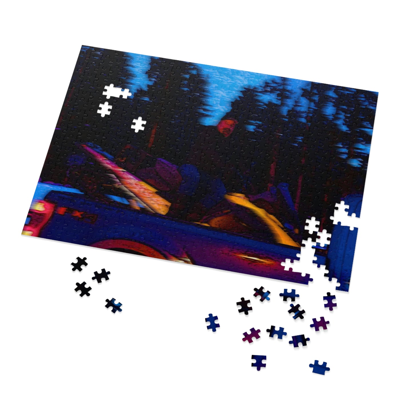 Jigsaw Puzzle (30, 110, 252, 500,1000-Piece) ... Two Modes Of Winter Transportation ... "Which One To Drive Next?" ... Choices-Choices-Choices ... Circa 4Jan23 ... Original Works ...
