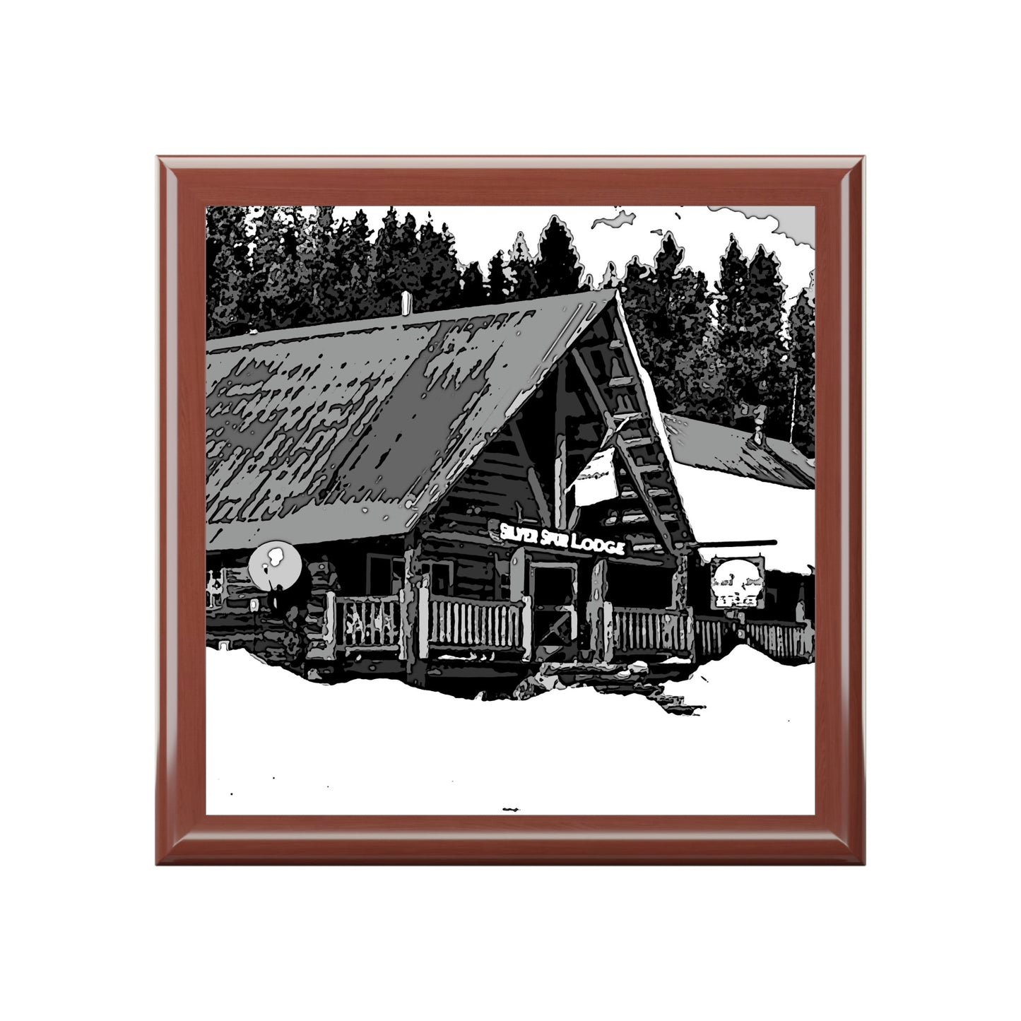Jewelry Box ... A Beautiful Lodge & Back-Country Outfitter In A Mountain Town ... 'Dixie, Idaho, November 2022' ... Original Works ...