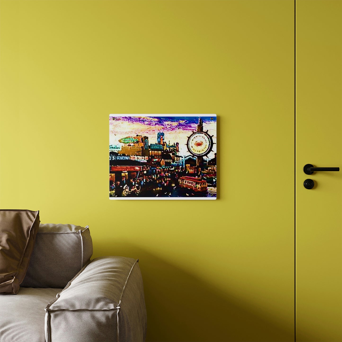 Acrylic Wall Art Panels ... "No.9 Fishermen's Grotto - Fishermen's Wharf, SF, California" ... Family Archives: 1970's ... Original Works ...
