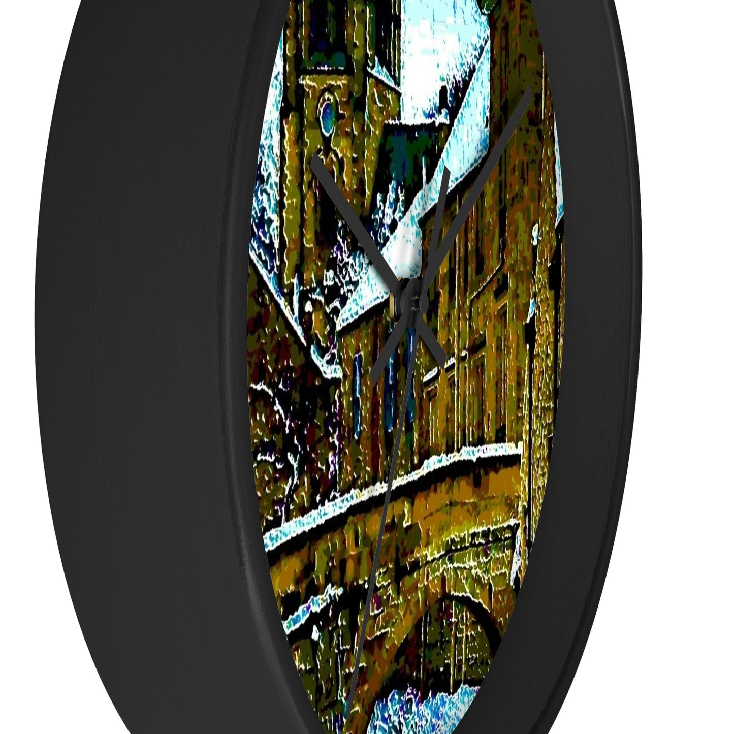 Wall clock ... Walikng The Streets & Alleys ... 'Strolling The Canals ... '  ... Original Works  ...
