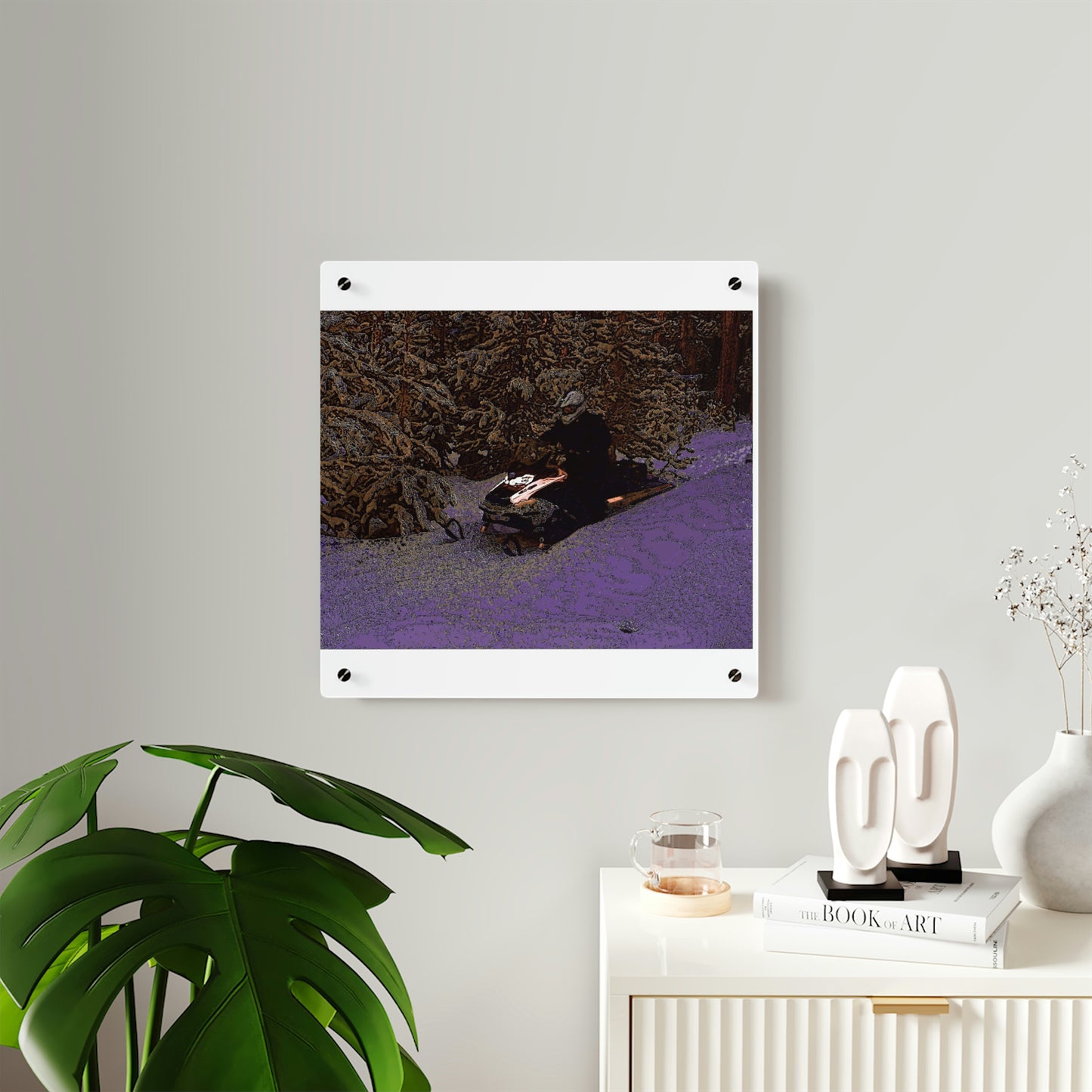 Acrylic Wall Art Panels ... Yep ... "Another Day ... Riding Through The Wilderness ... " ... February 2023 ... Original Works ...