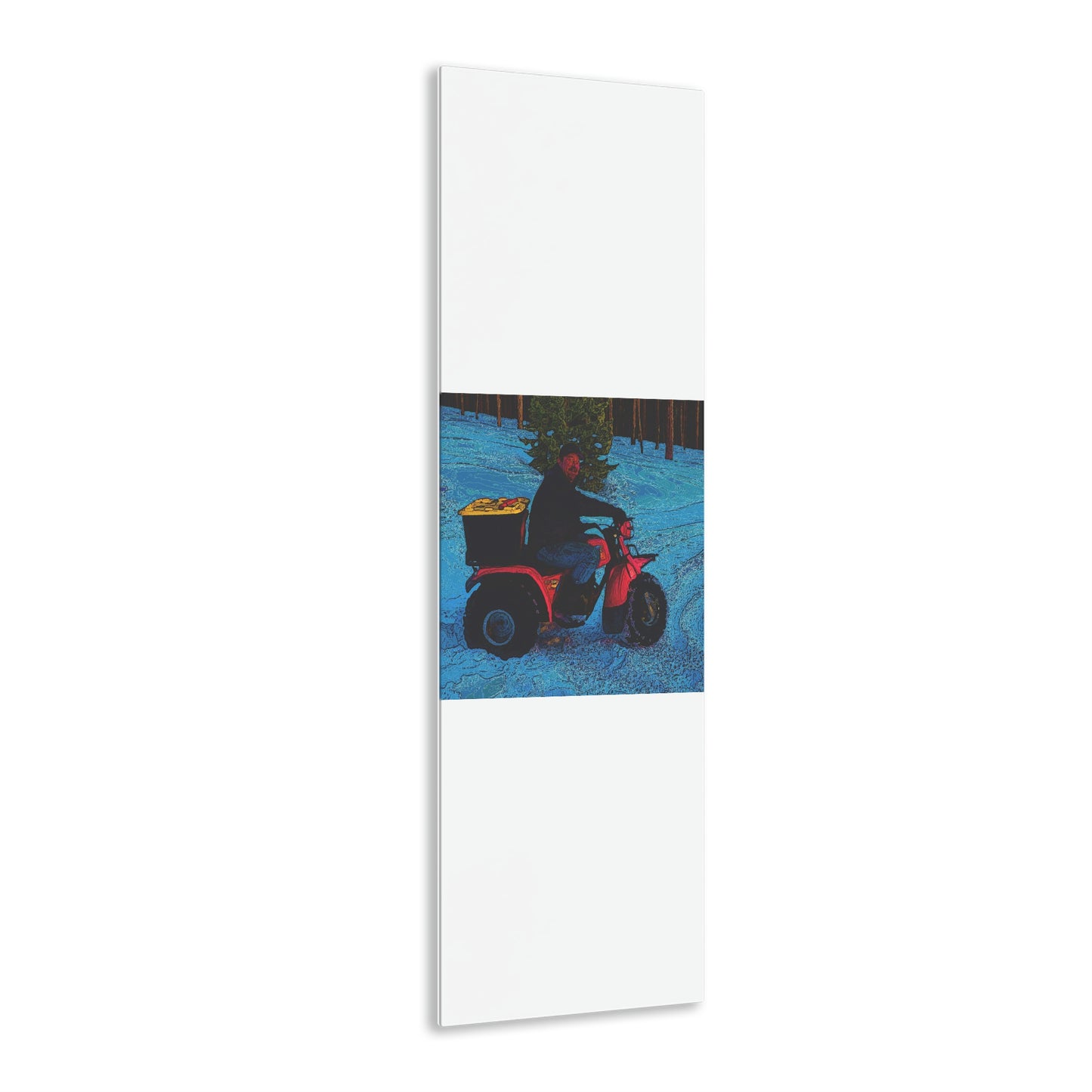 Acrylic Prints ... There's 2-Wheelin ... There's 4-Wheelin ... 'And-Of-Course' ... "There's 3-Wheelin-In-The-Snow" ...  Original Works ...