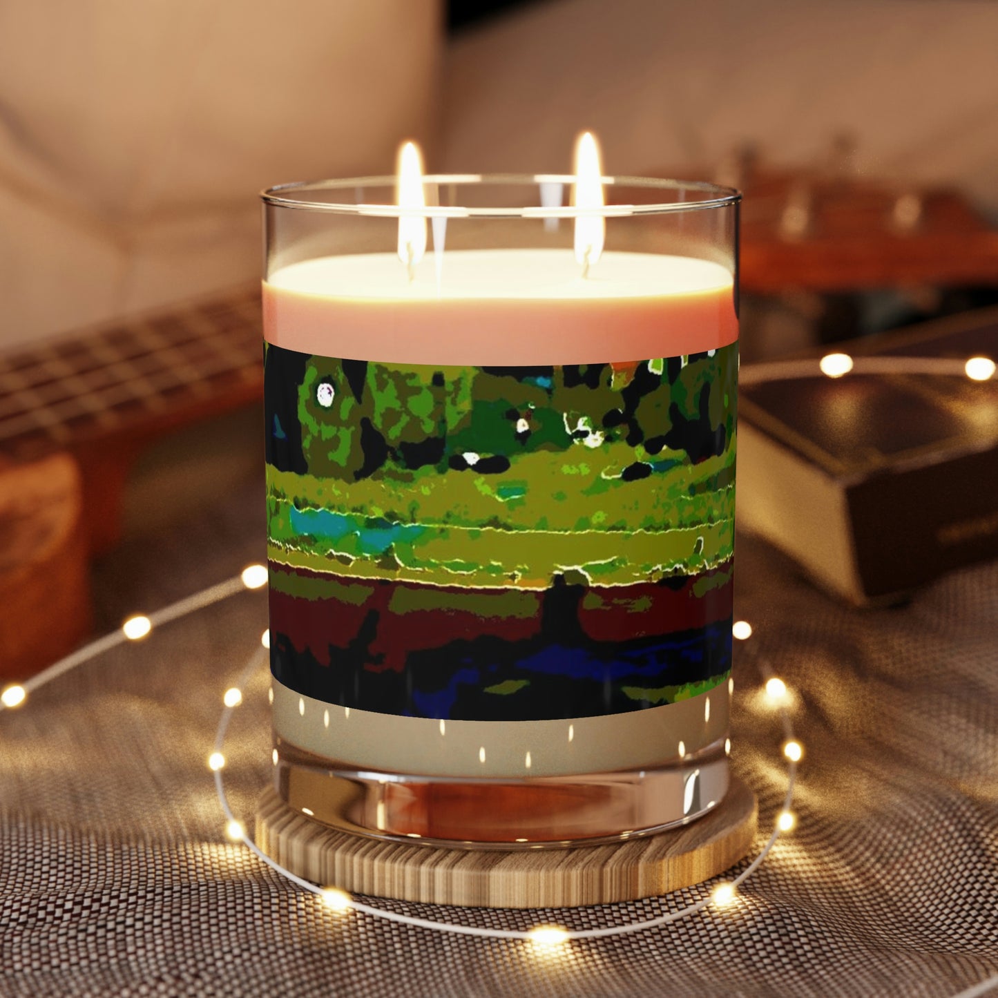 Scented Candle - Full Glass, 11oz ... "Lombard Street San Francisco, CA, USA" ... Family Archives 1970's ... Original Works ...