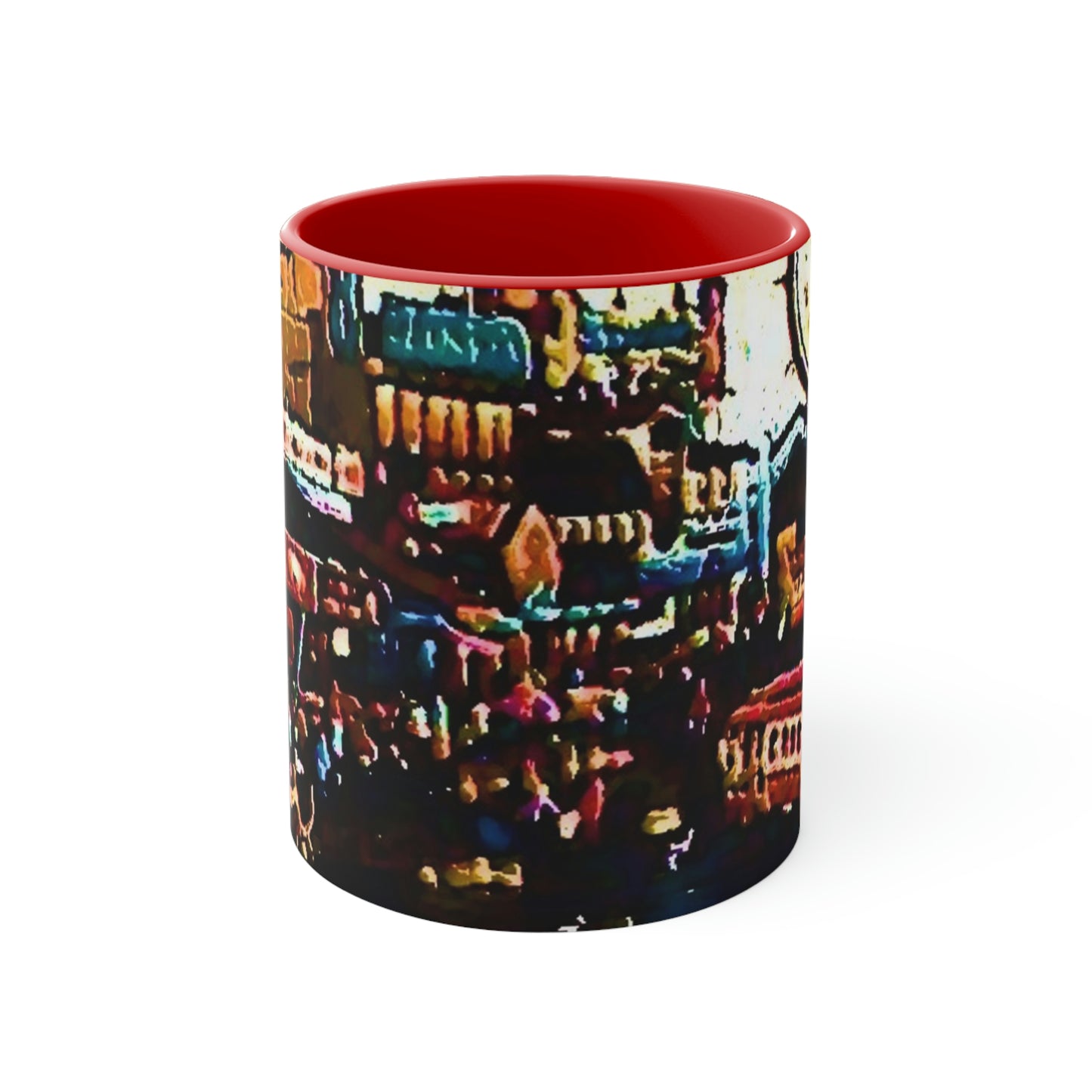 Accent Coffee Mug, 11oz ...  "No.9 Fishermen's Grotto - Fishermen's Wharf, SF, California" ... Family Archives: 1970's ... Original Works ...
