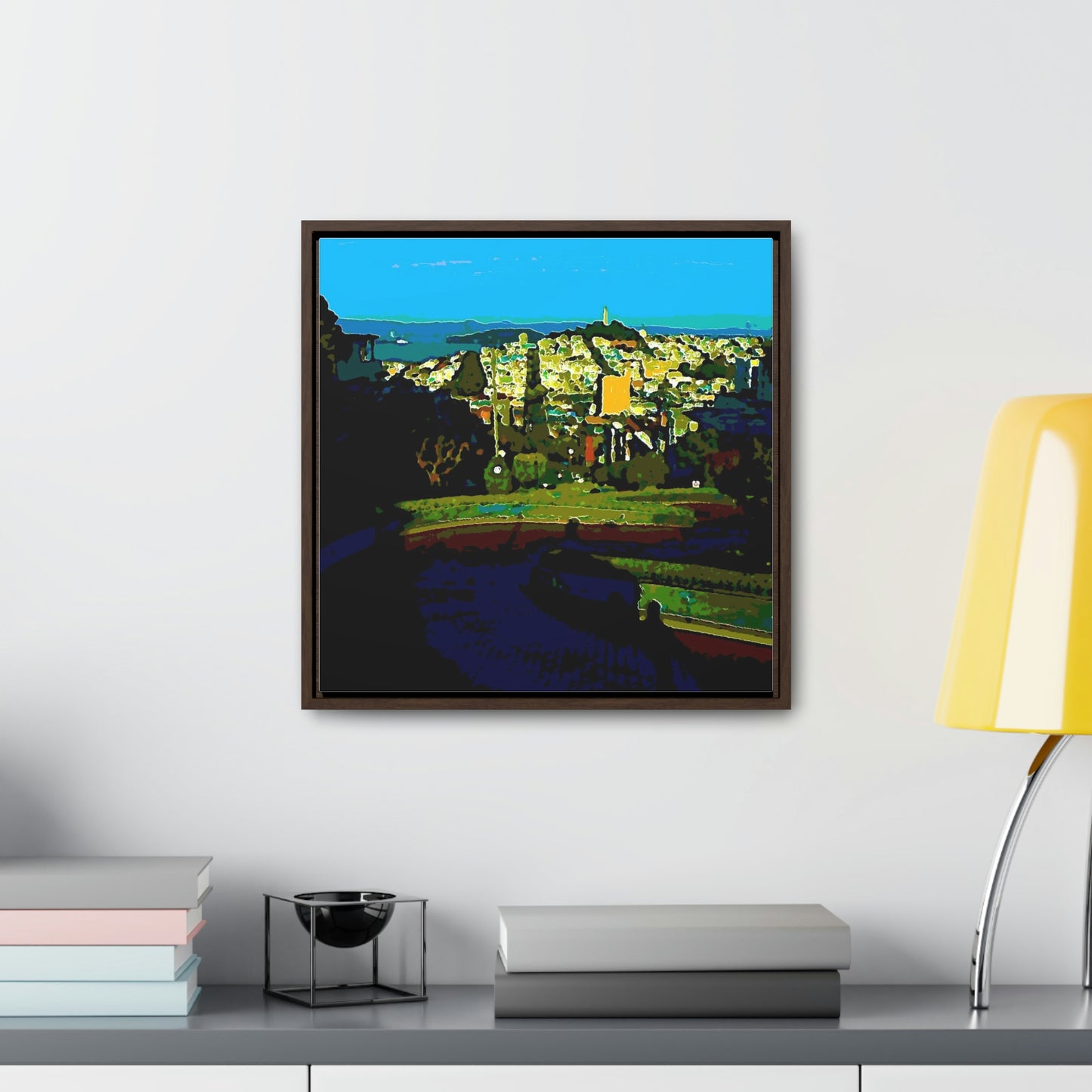 Gallery Canvas Wraps, Square Frame ...  "Lombard Street San Francisco, CA, USA" ... Family Archives 1970's ... Original Works ...