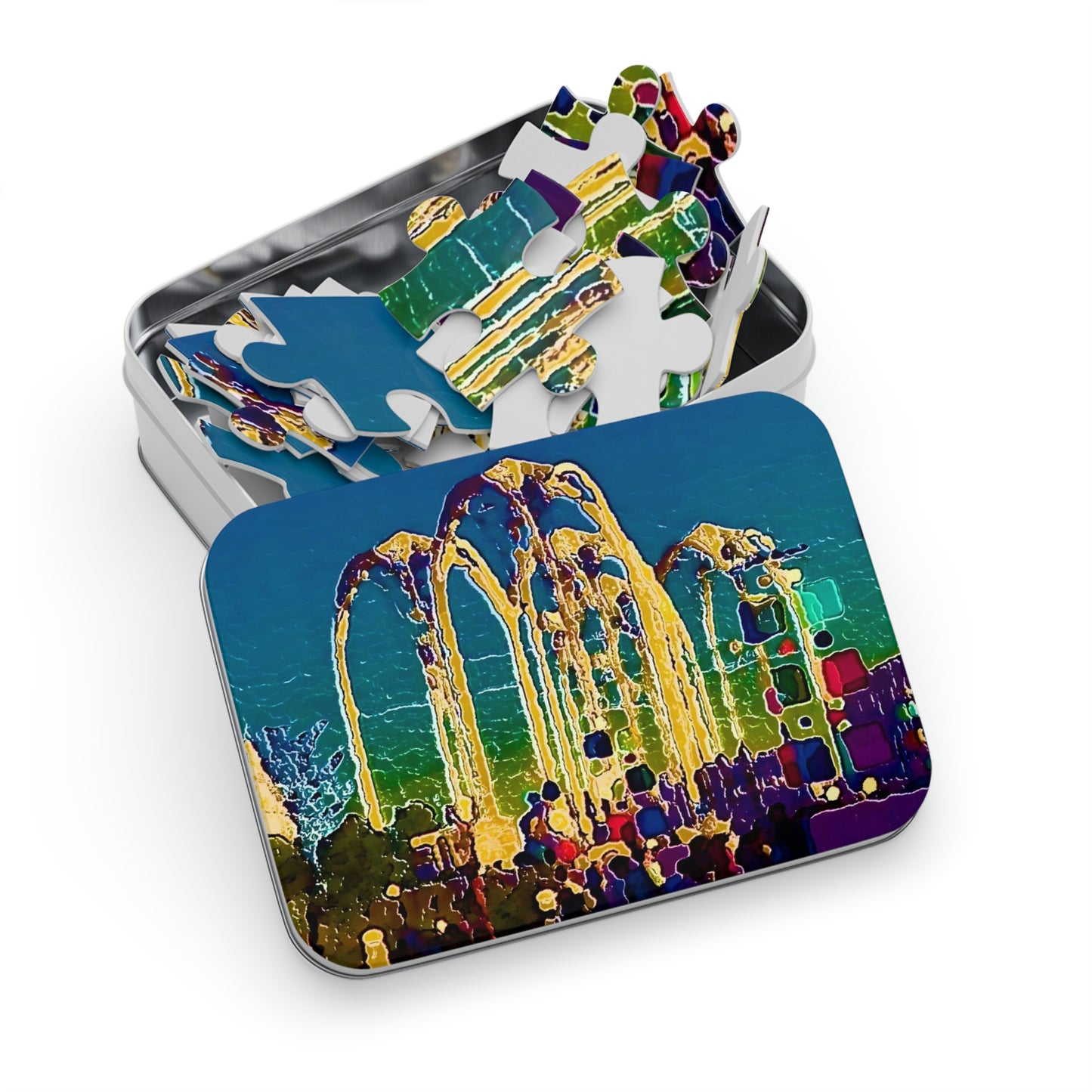 Jigsaw Puzzle (30, 110, 252, 500,1000-Piece) ... "Arches 'Like-No-Other' ... " Seattle World's Fair: 1962. A Family Original ...