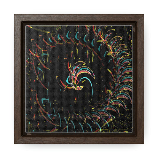 Gallery Canvas Wraps, Square Frame ... "Waning Moon" ... Central Idaho ... October 2022 ... Rendering Time: 22 Hours ... Original Works ...