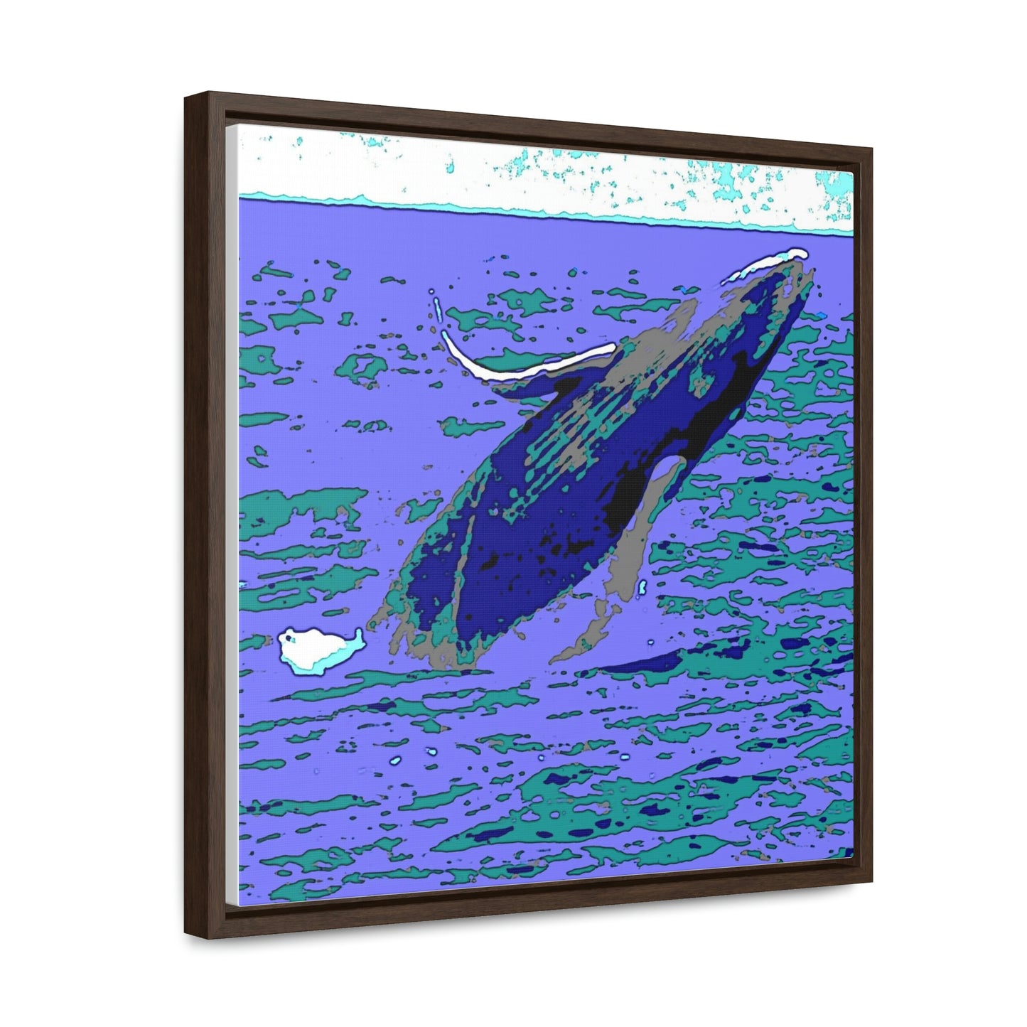 Gallery Canvas Wraps, Square Frame ... Baby Humpback Breaching ... Maui, HI: April 2022 ... "Family Archives: KPH" ... Original Works ...