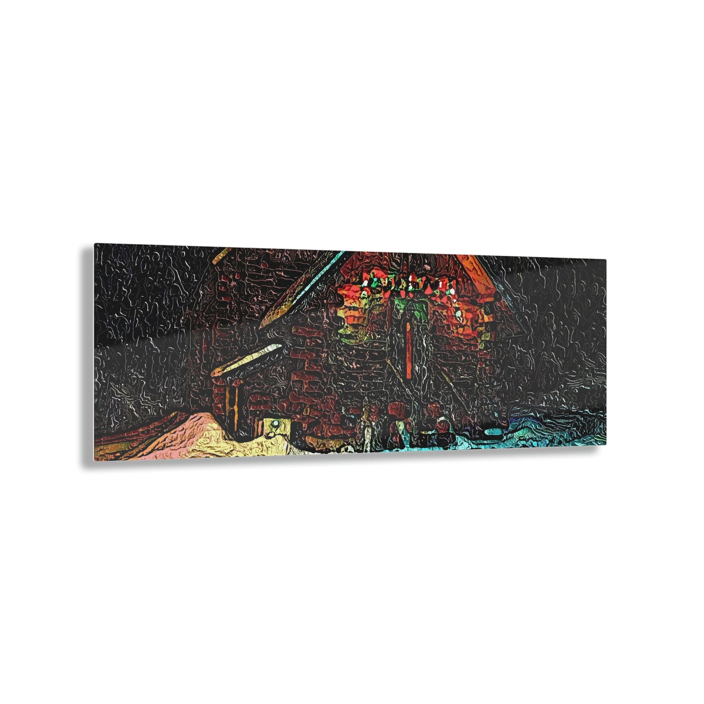 Acrylic Prints ... A Cold ... A Very Snowy ... "A Tranquil & Quiet Morning In Mountainous Central Idaho" ... Original Works ...