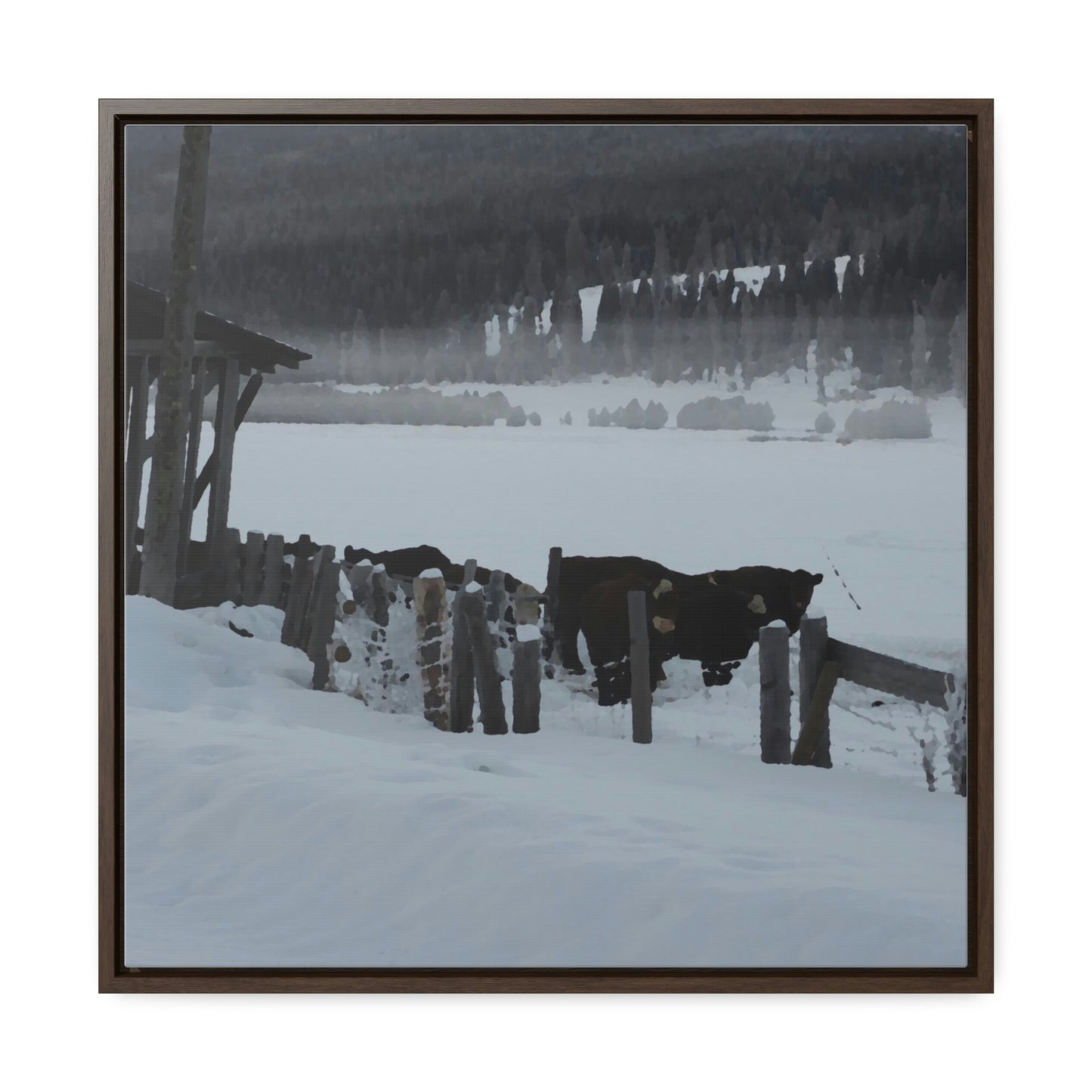 Gallery Canvas Wraps, Square Frame