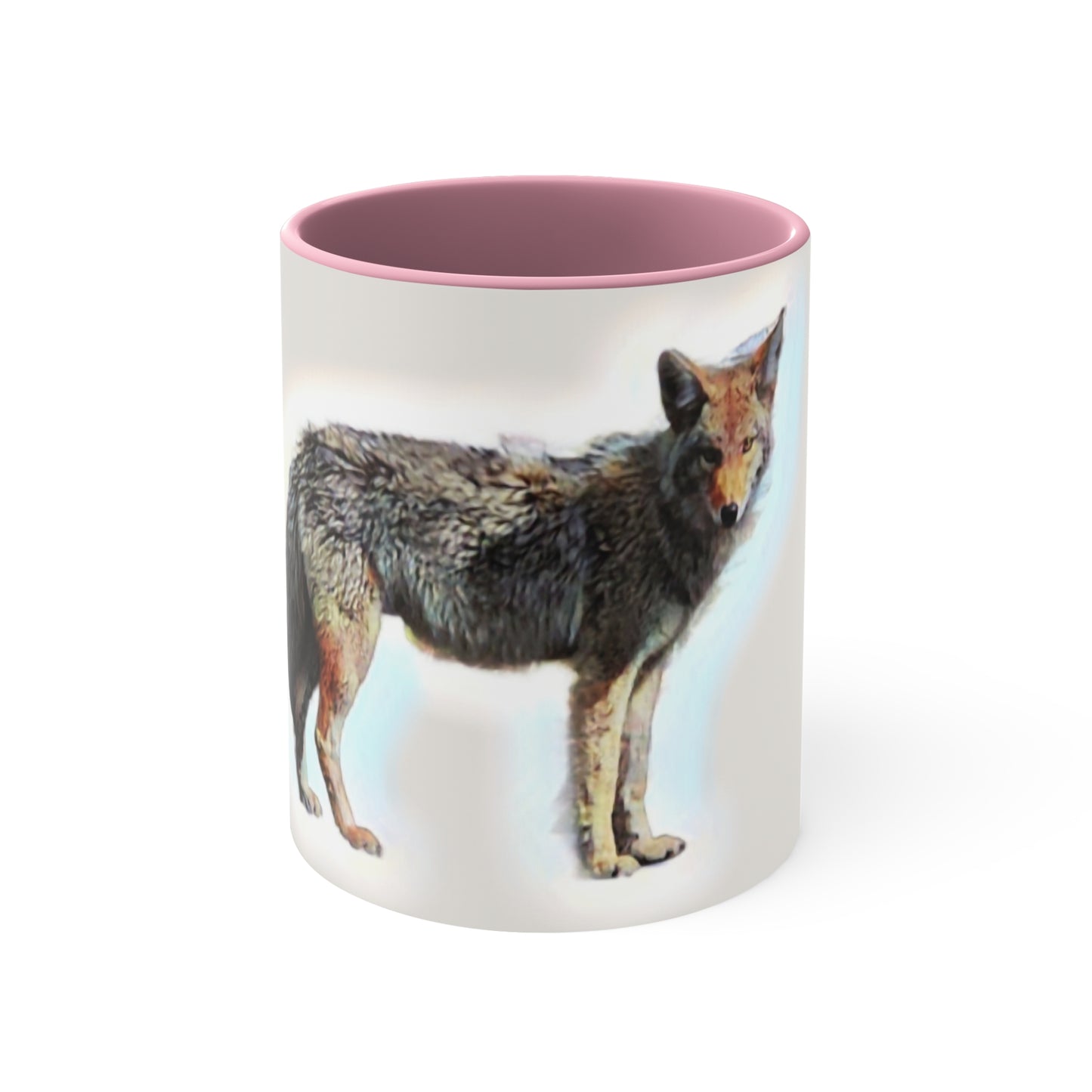 Accent Coffee Mug, 11oz ... Coyote ... "Yosemite Valley: Circa May23 ... KPH Base Photo" ... Original Works ...