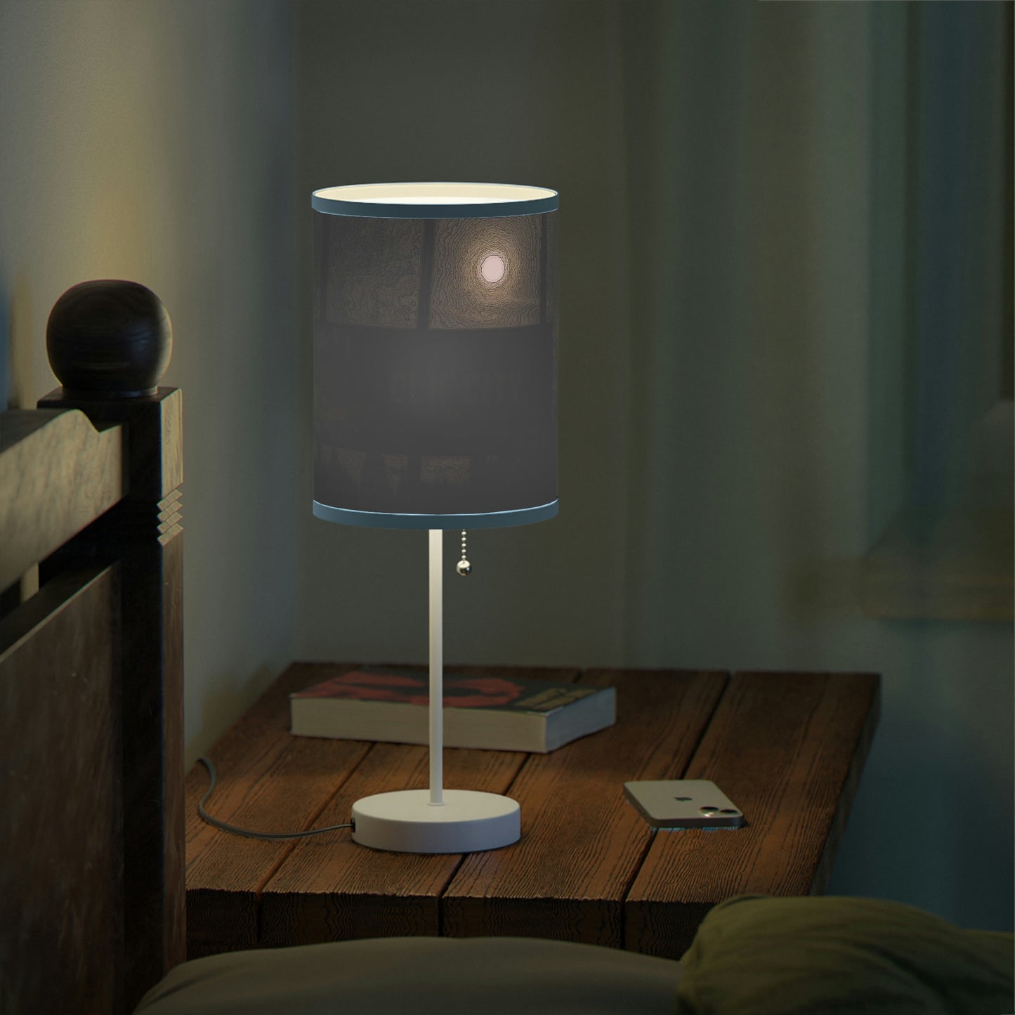 Lamp on a Stand, US|CA plug ... Car Approaches From The Stern ... Moon Ascendary From The Bow ... "Two Friendly Travellers On A Cold Night Near Elk City" ... C
