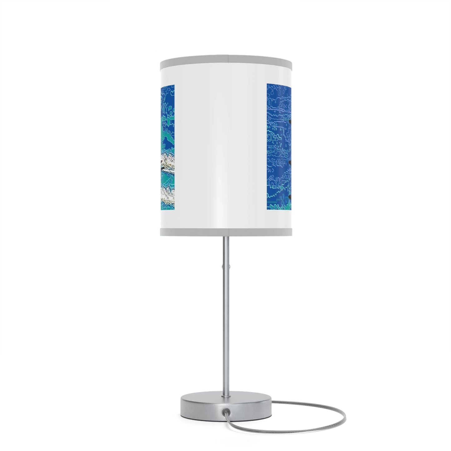 Lamp on a Stand, US|CA plug ... Seattle Seafair ..."Blue Angels Run Over Lake Washington" ... Circa Mid 1980's ... Dr FJ Holt ... Original Works ...