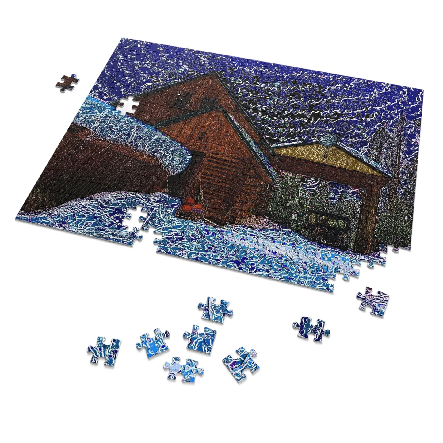 Jigsaw Puzzle (30, 110, 252, 500,1000-Piece) ... Piece-By-Piece ... "Count The Hours & Enjoy The Colors..!" ... Original Works: Phots' Photo: Les Objets D'Art ...