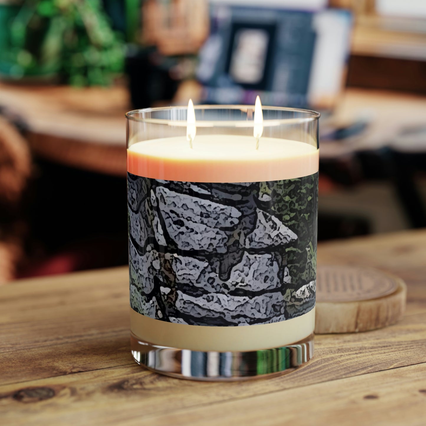 Scented Candle - Full Glass, 11oz ... "I Am Innocent" ... Tricky-Dick Immortalized ... Nixon Rock: Along The River ... Central Idaho, Summer 2020 ... Original Works ...