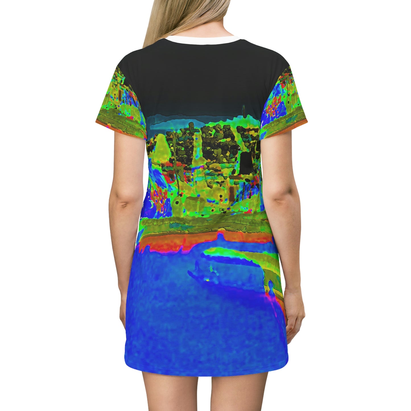 All Over Print T-Shirt Dress ... "Lombard Street San Francisco, CA, USA" ... Family Archives 1970's ... Original Works ...